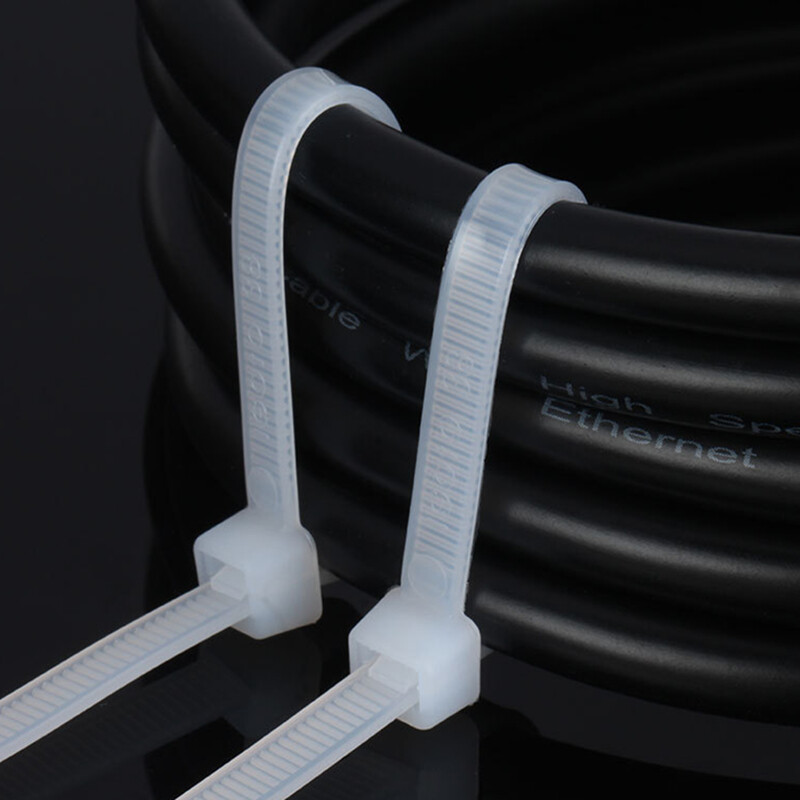 100Pcs Cable Ties 4″/14″ Heavy Duty Nylon Wrap Wire Zip Ties Lot UV Resistant