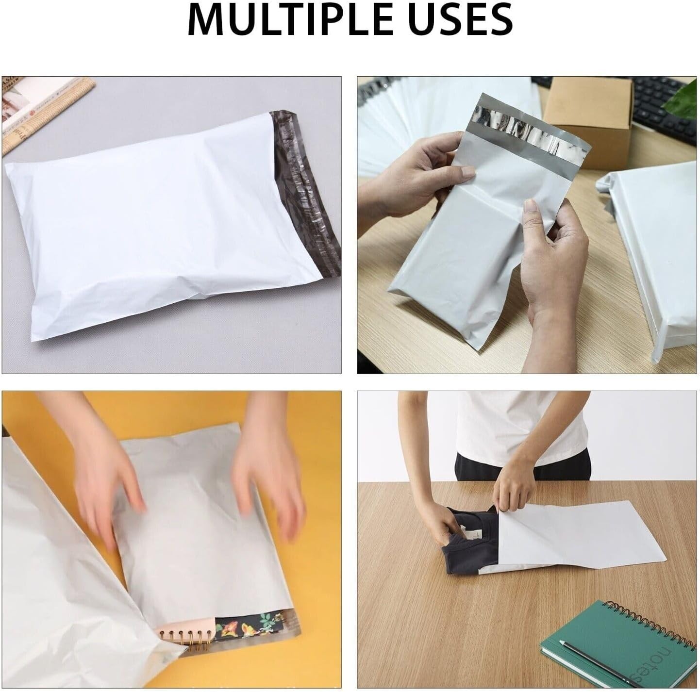 POLY MAILERS SHIPPING ENVELOPES PLASTIC SELF SEALING MAILING BAGS CHOOSE SIZE