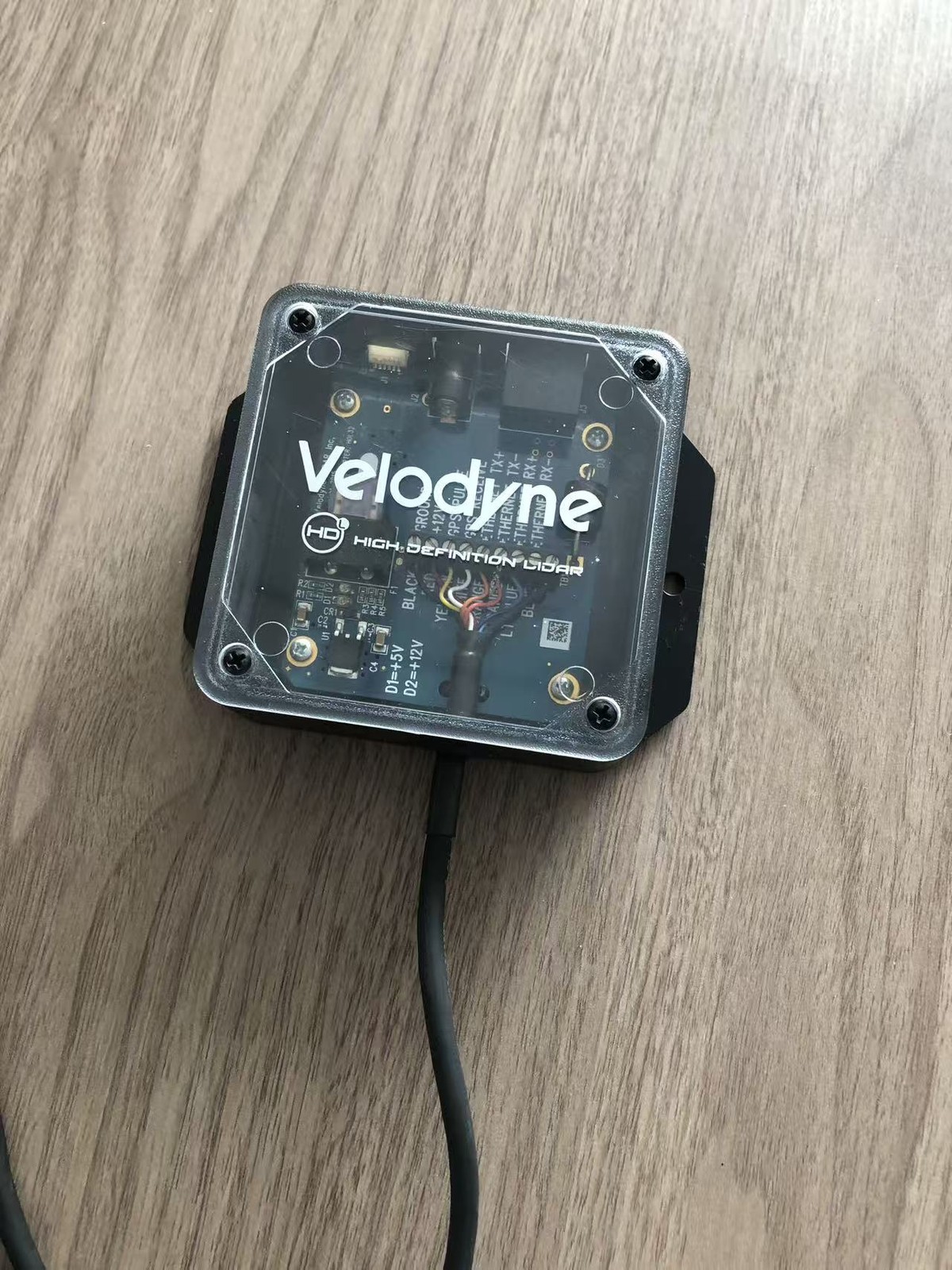 1PC Used Velodyne VLP-16 Puck 3D LiDAR 16CH 360° 100m Range w/ HD Interface Box