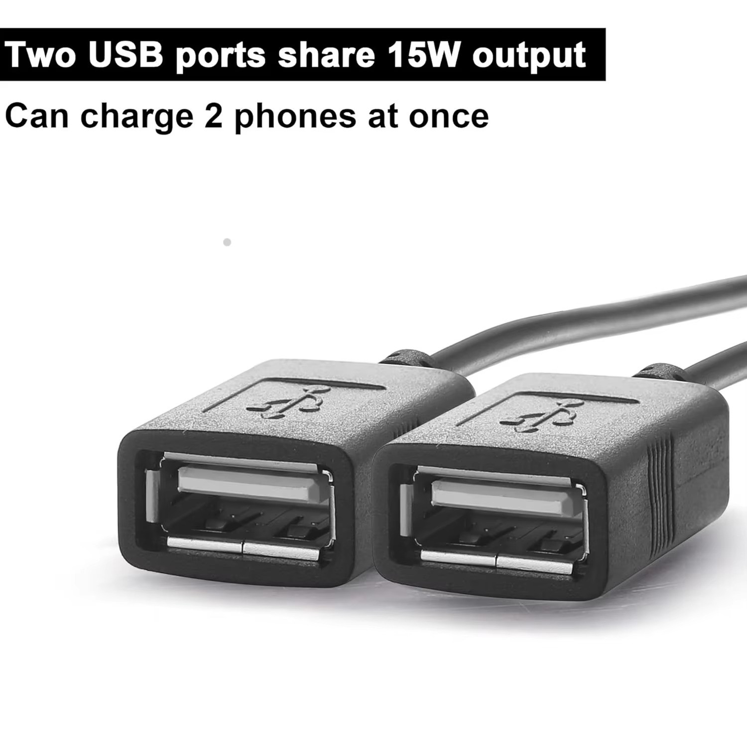DC 12V to 5V 3A 15W Step down USB Converter Regulator Adapter For Car Charger US
