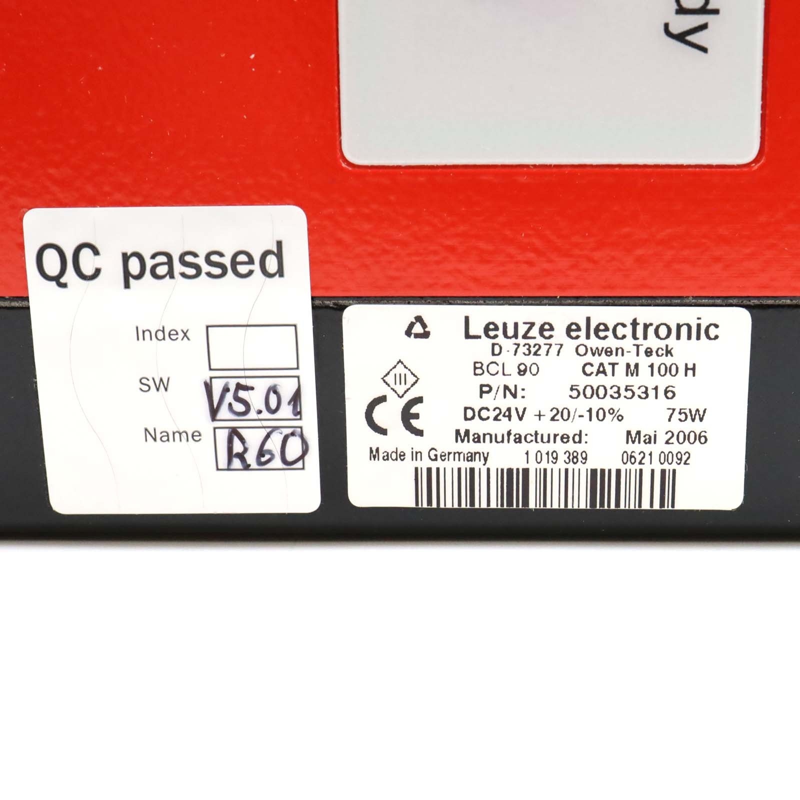 Leuze Barcode Reader BCL 90 CAT M 100 H 50035316 NOV