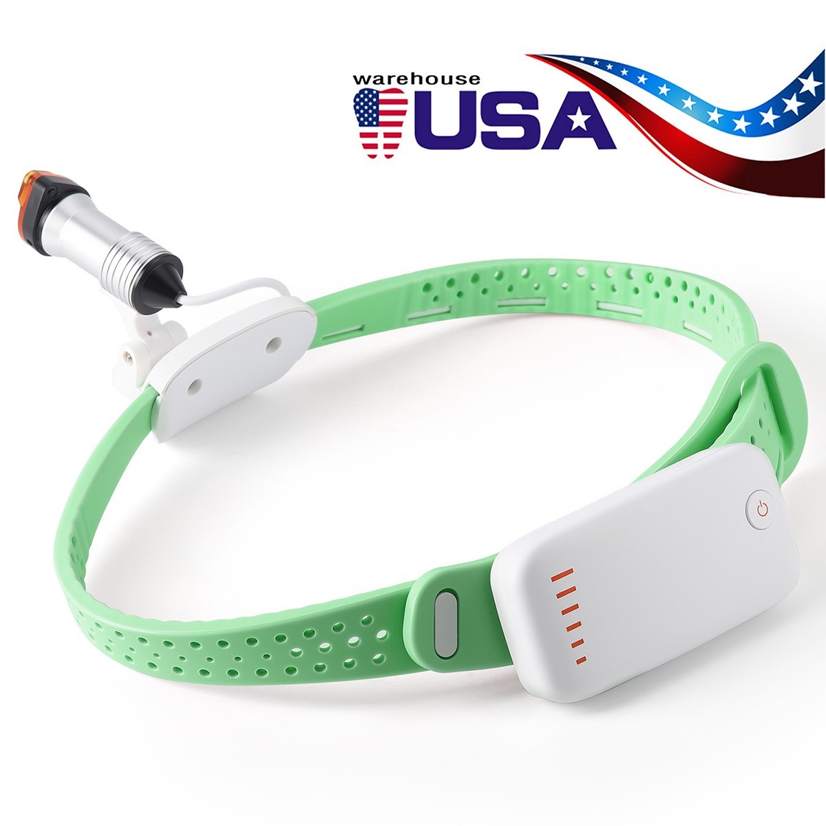 5W Dental LED Surgical Headlight Headband Headlamp Wireless Light Filter Green