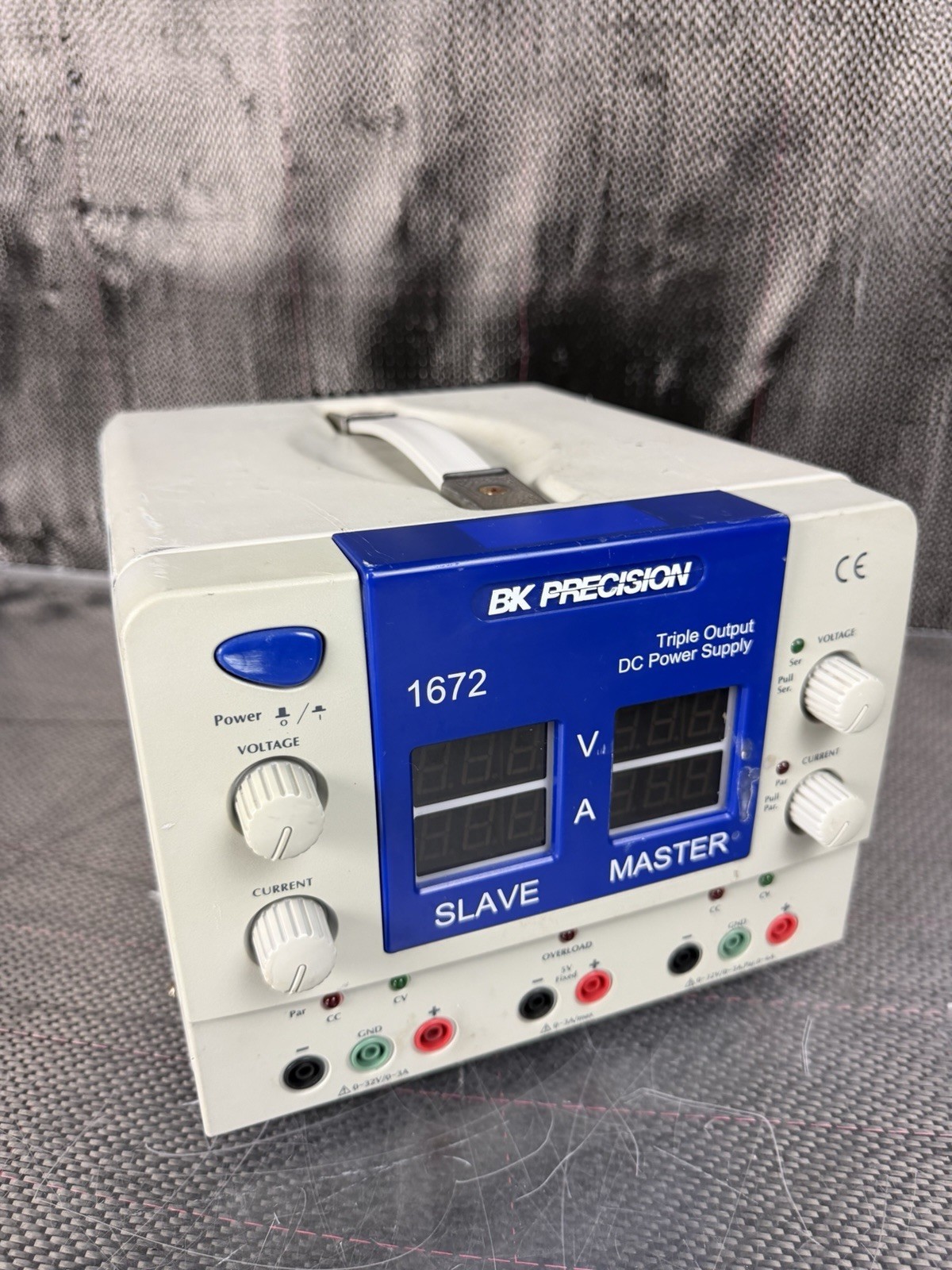 B&K Precision 1672 Triple Output DC Power Supply w/ Power Cable *Ships Fast*