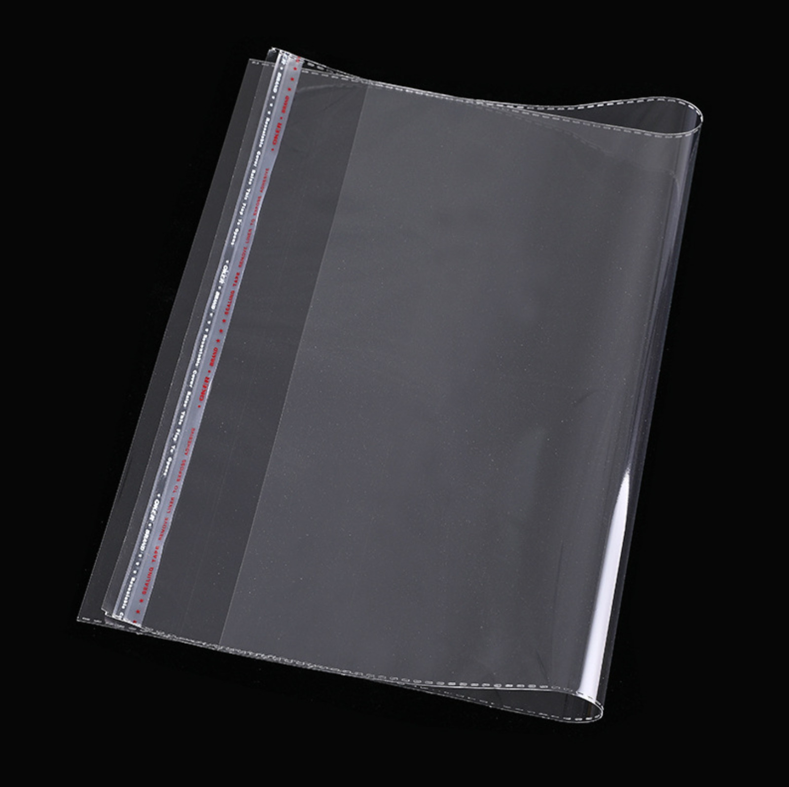 Self Adhesive Resealable 12″ x 15″ Clear Plastic Cellophane Poly Bags/Packaging