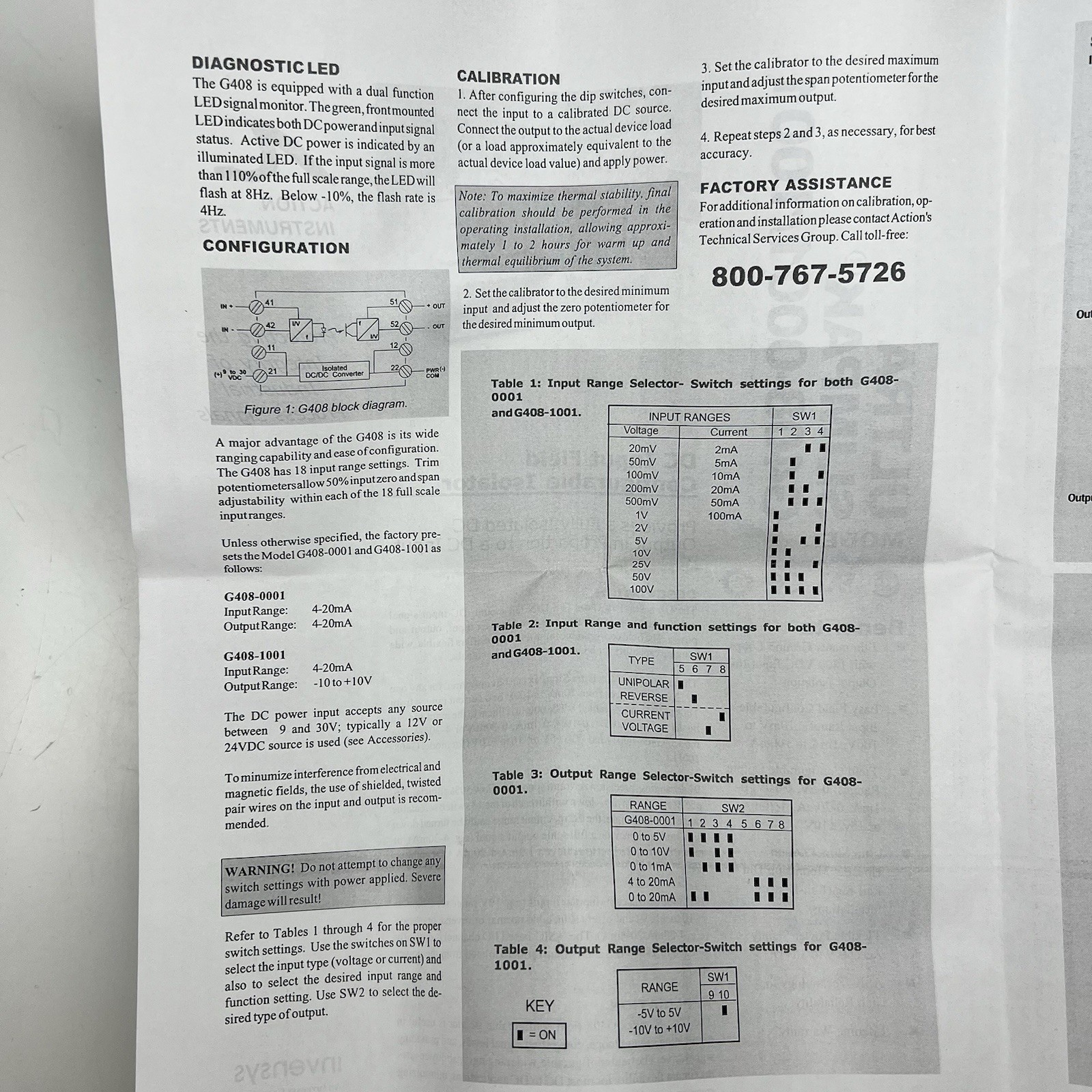 NEW Weidmuller Ultra Slimpak G408-0001 Signal Conditioner Action Instruments