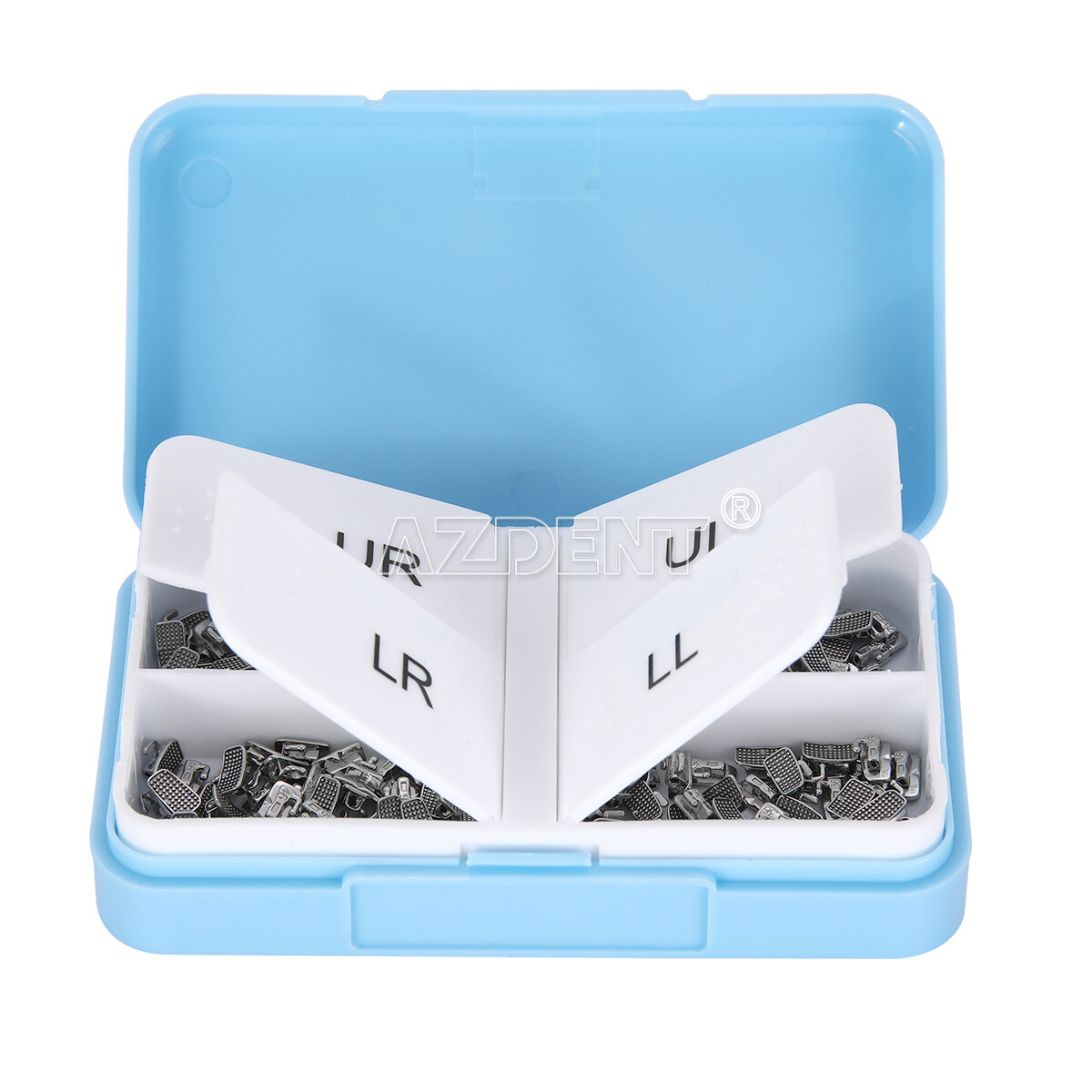 AZDENT Tubos bucales de ortodoncia dental 1er molar Bondable Roth 022 monobloque