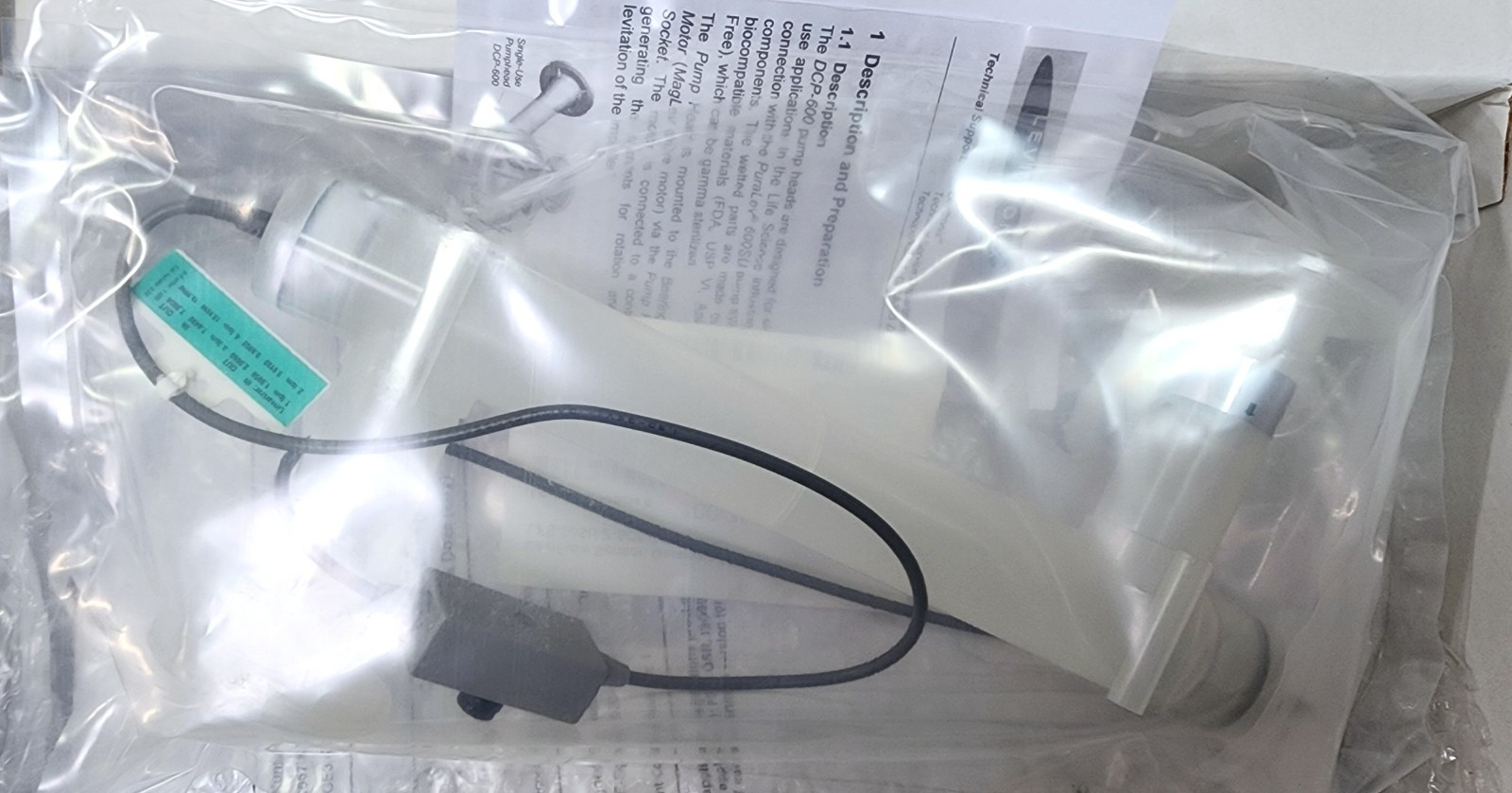 Levitronix 100-30465 LEVIFLOW Single-Use Bioprocessing Sensor LFS-20SU-Z-SC1-G25