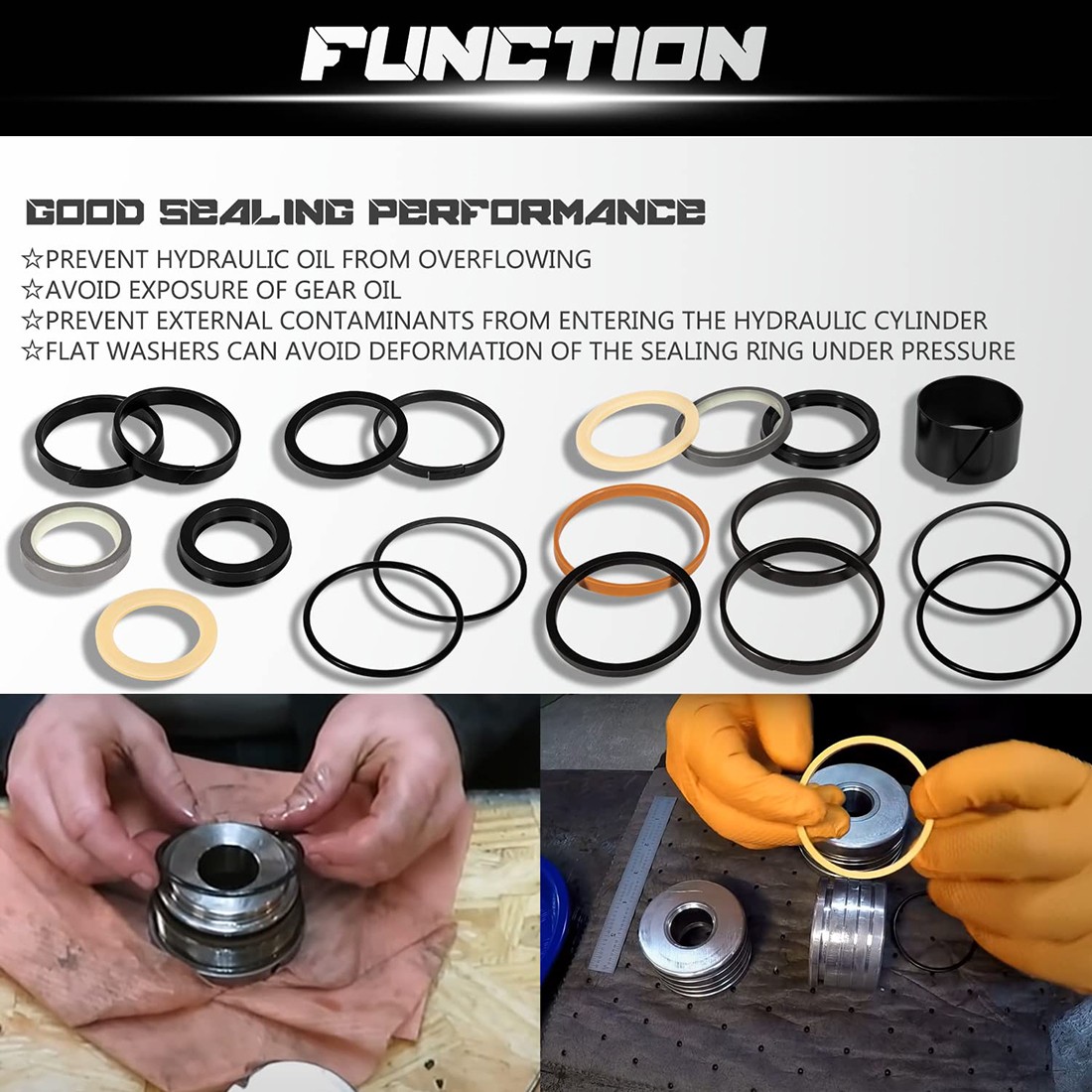 Whole Machine Seal Kit for Case 580SD 580E 580SE 580 Super E Hydraulic Cylinder