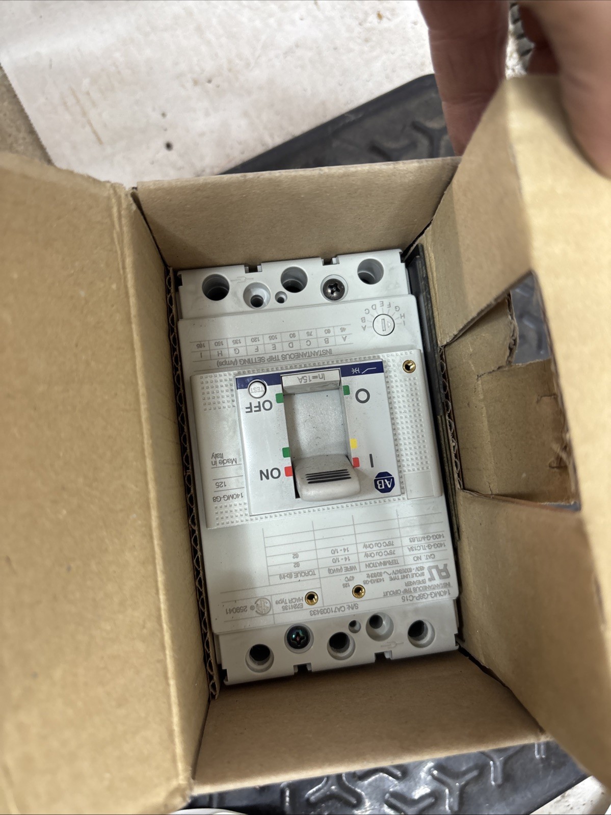 Allen-Bradley / Rockwell Automation 140MG-G8P-C15 Motor Circuit Protector (MCP)