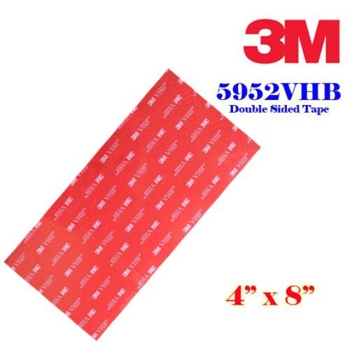 3M VHB 100x200mm~ (4″ X8″) Double Sided Foam Adhesive Sheet Tape 5952
