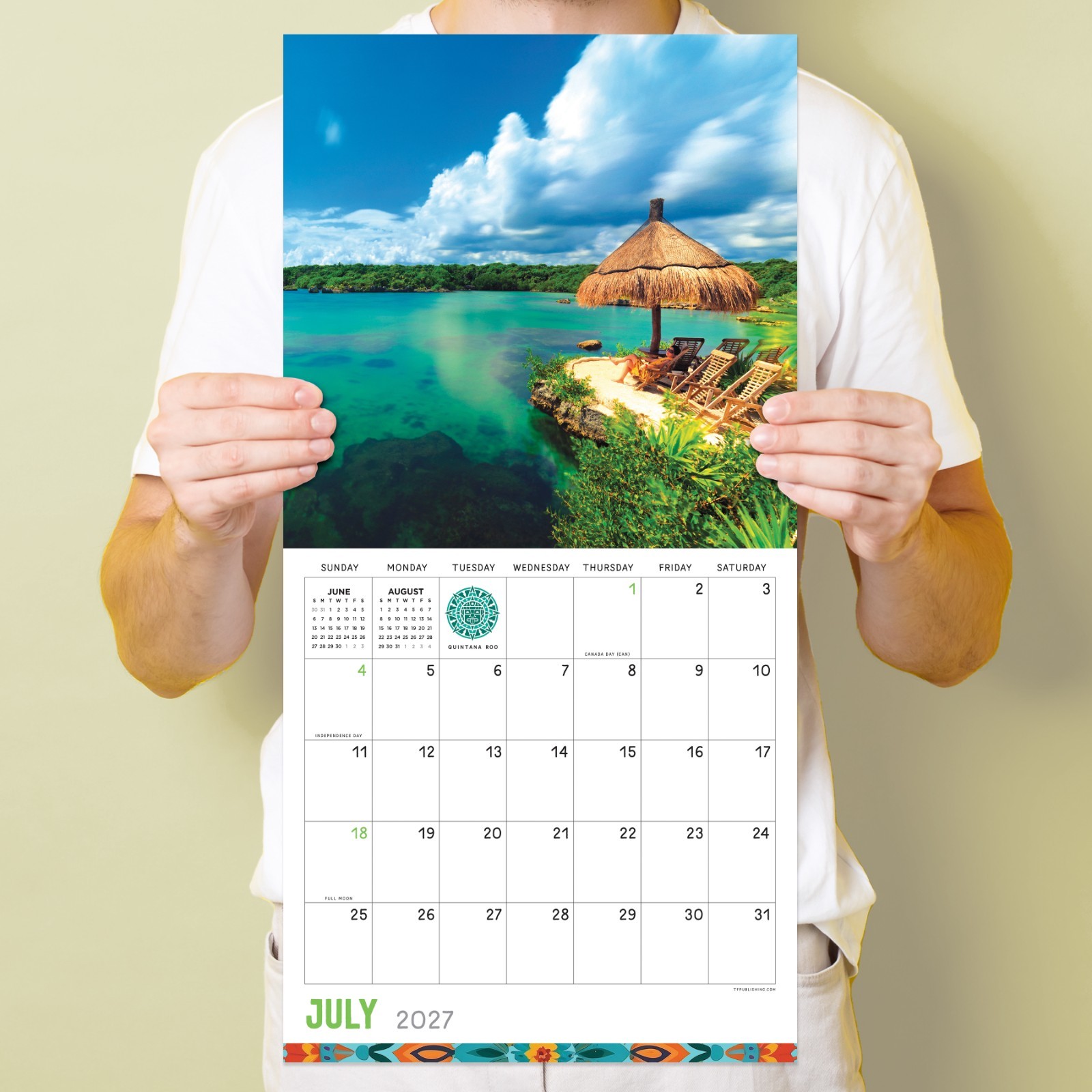 2027 Mexico Wall Calendar