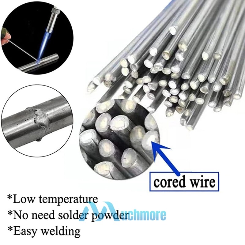 LOT 20″ Flux Core Aluminum Rods Low Temperature Welding Rods Easy Welding Sticks