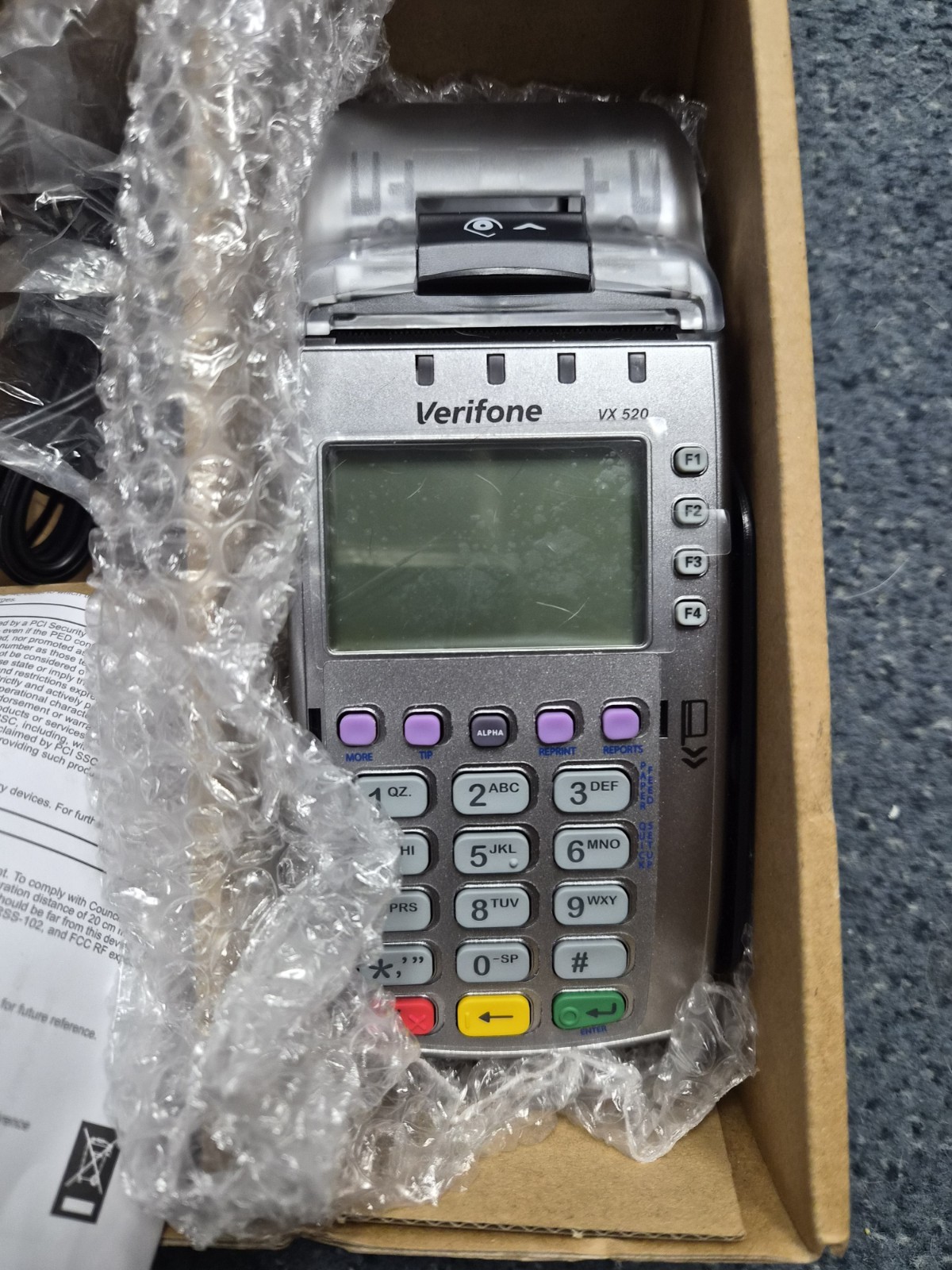 Verifone VX520 VX 520 Credit Card Machine Terminal Reader