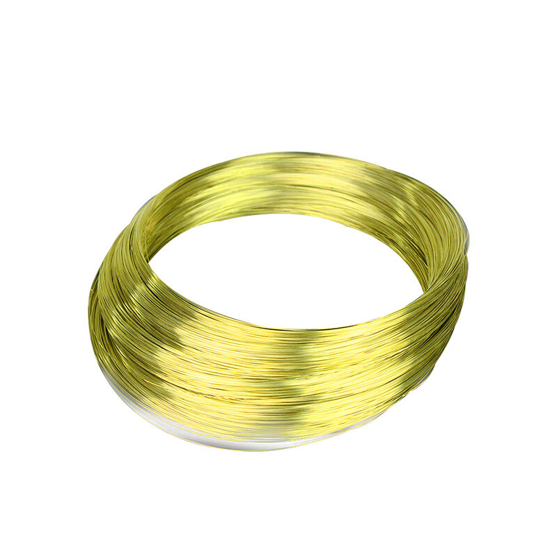 H62 Pure Cu Copper Wire Brass Wire 0.3/0.5/0.8/1/1.5mm-4mm Uncoated Cable Line