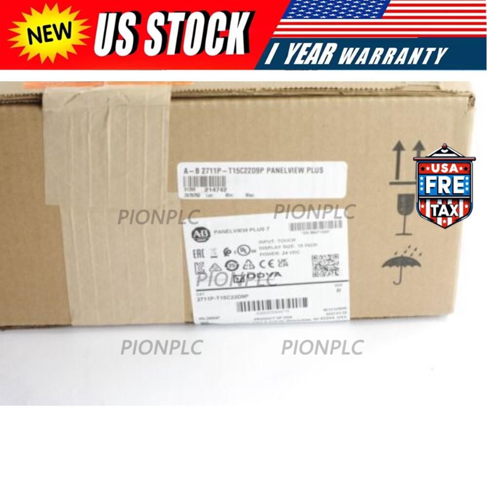 New Allen-Bradley 2711P-T15C22D9P PanelView Plus 7 2711PT15C22D9P US Free Tax
