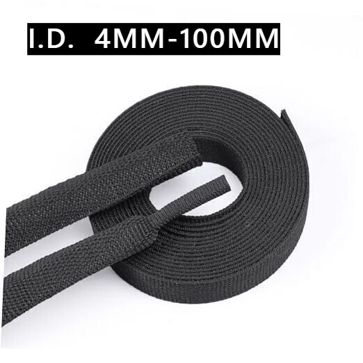 HFT 5000 Fabric Heat Shrink Woven Fabric Black – Various Sizes