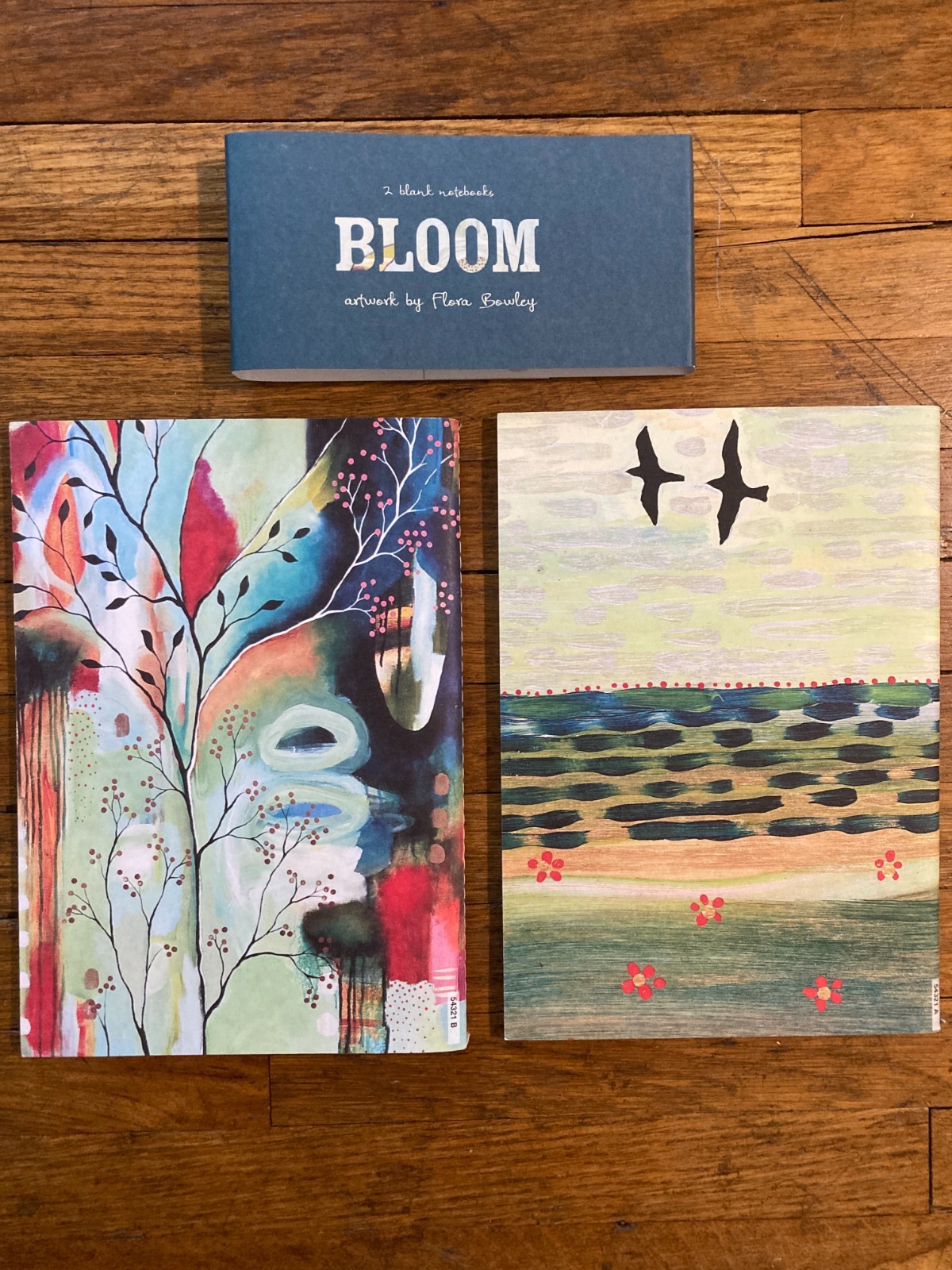 Bloom 2 blank Journal Notebooks cover art by Flora Bowley Quarry Books 4014