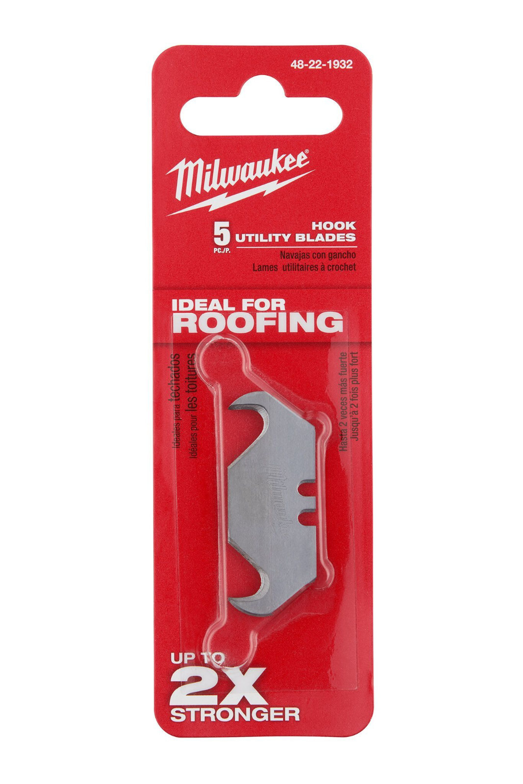 Milwaukee 48-22-1932 Hook replacement blade (5 in pack) 5 Packs – 25 Blades