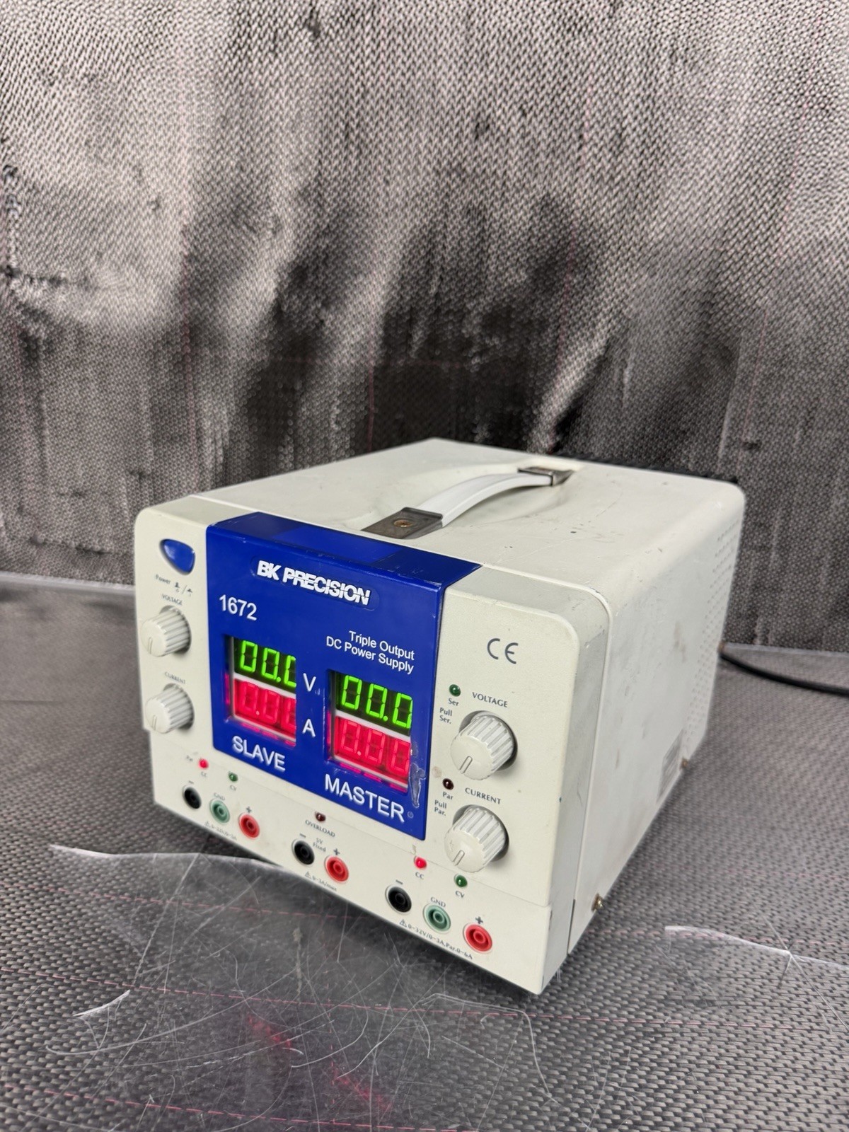 B&K Precision 1672 Triple Output DC Power Supply w/ Power Cable *Ships Fast*