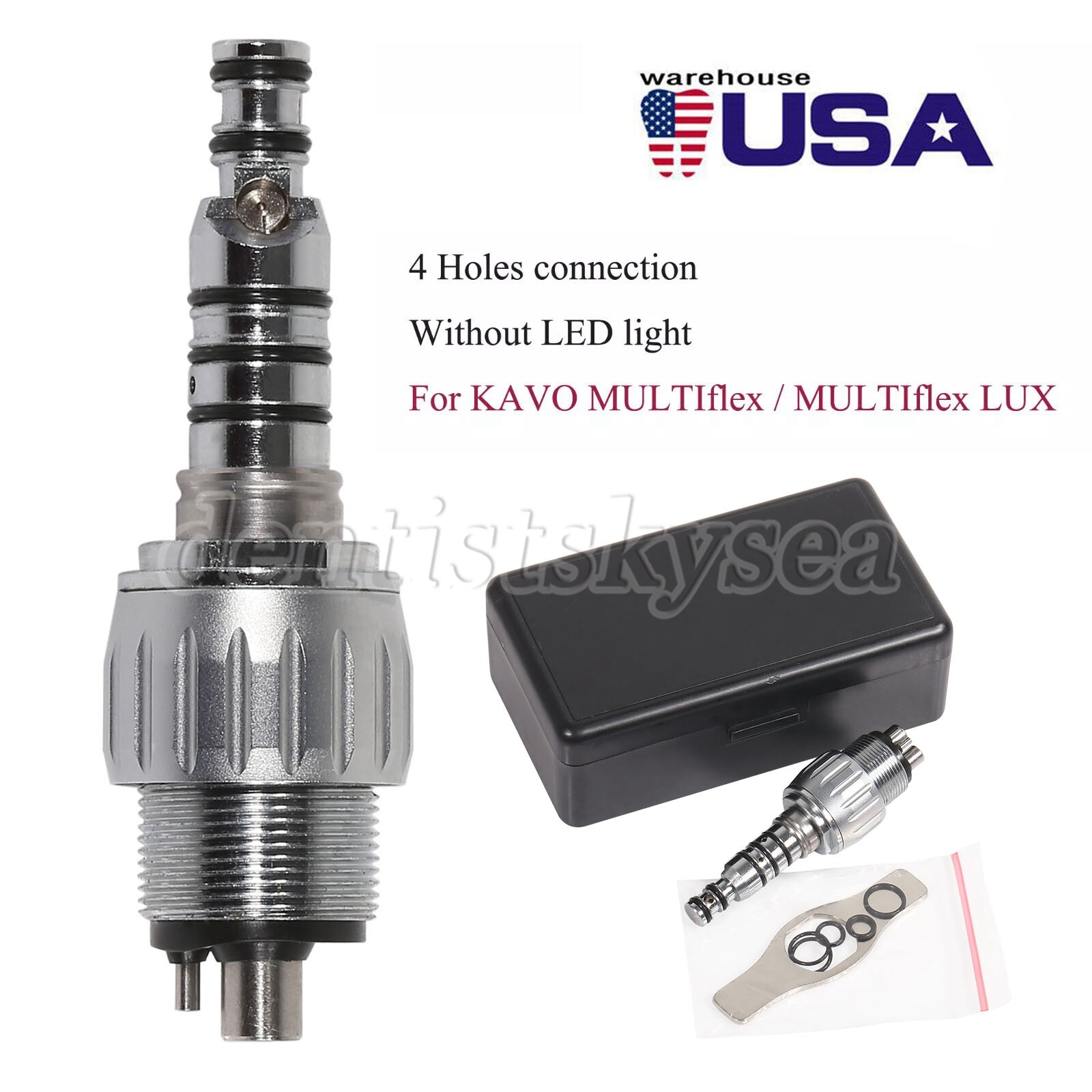 Dental KaVo MULTIflex Style Coupler 4 Hole High Speed Handpiece Quick Coupling