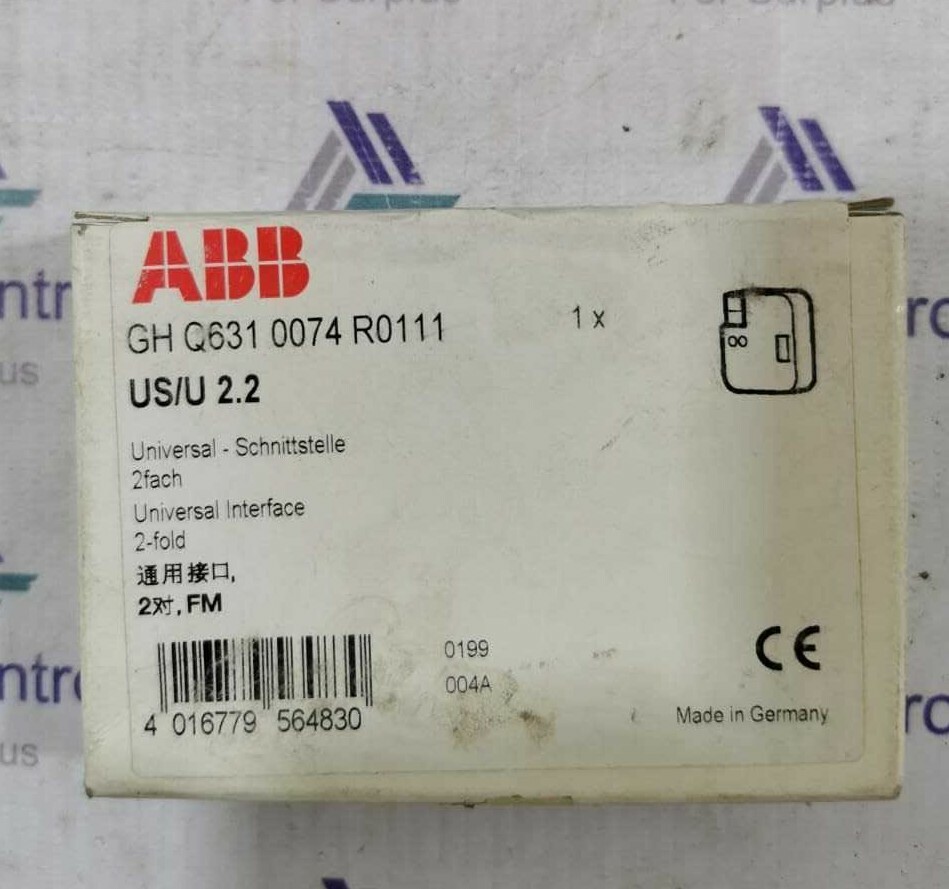 LOT 2 PCS ABB GH Q631 0074 R0111 US/U 2.2 KNX Universal Interface 2-fold