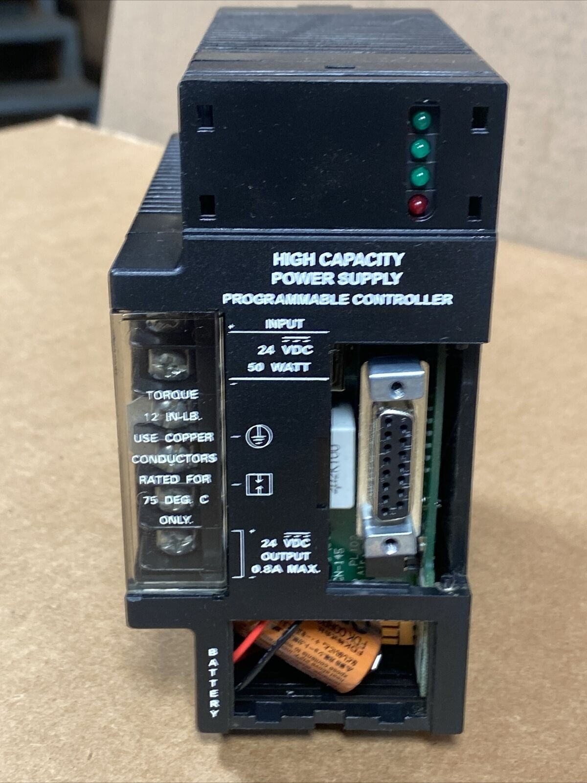 NEW Unopened GE Fanuc IC693PWR331D Series 90-30 Power Supply 24VDC HI-CAP 30W