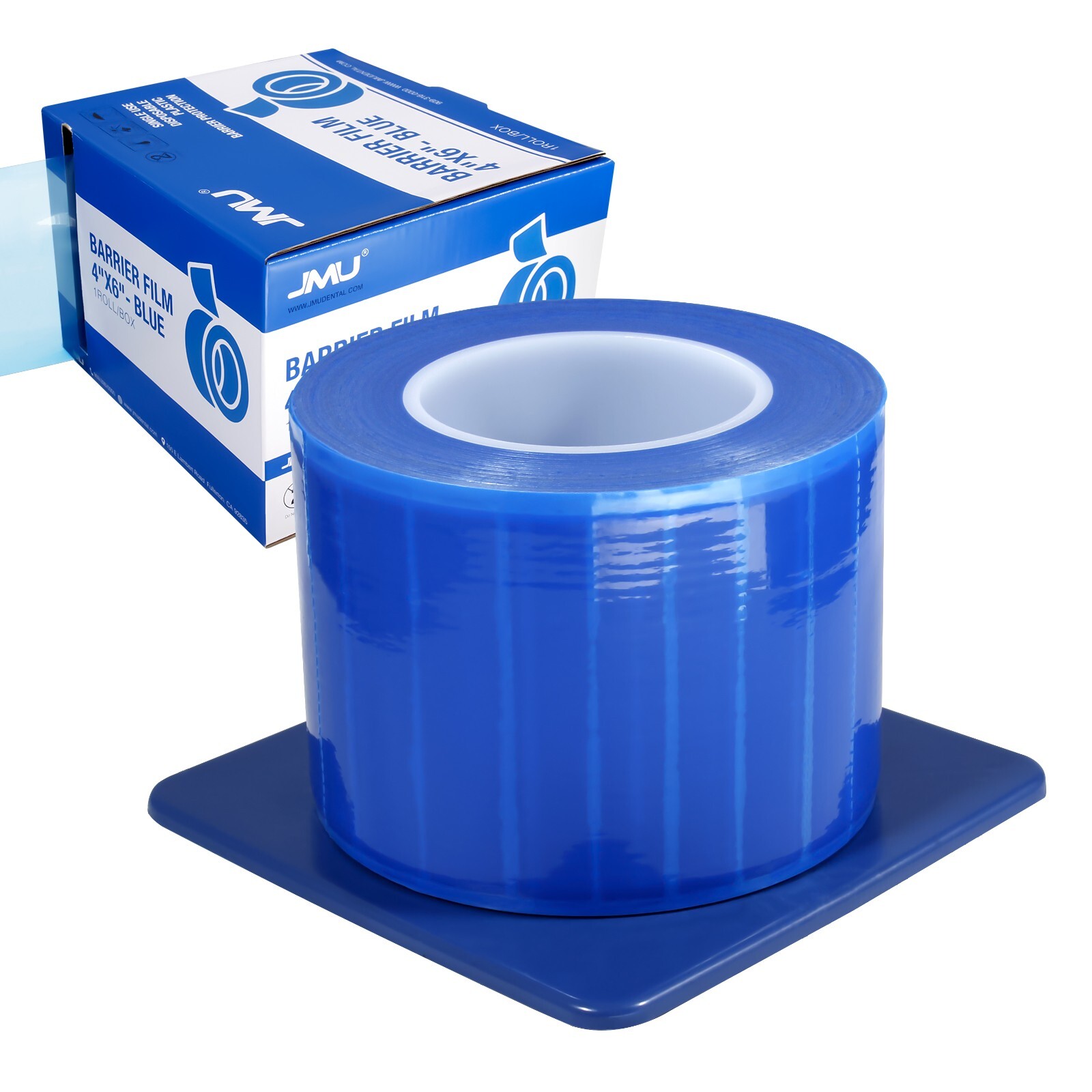 1200 Sheets Dental Medical Blue Barrier Film Roll Tape Universal Adhesive 4″x6″