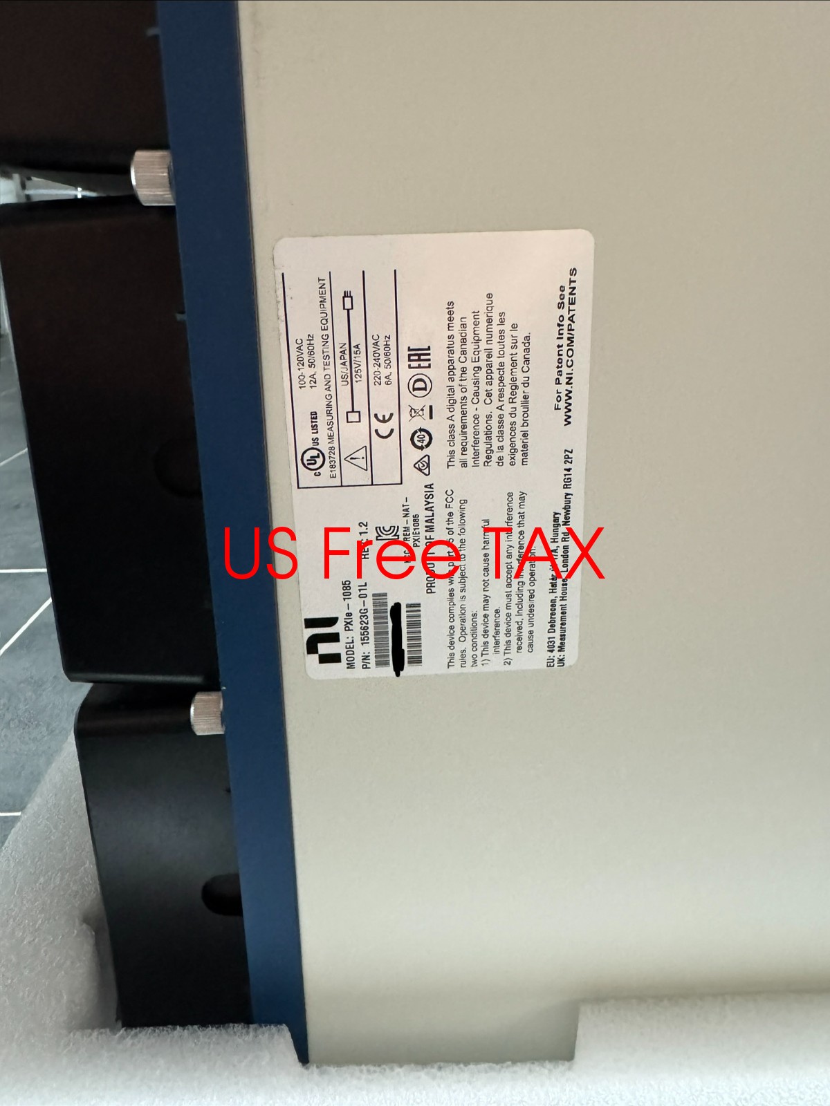 National Instruments NI PXIe-1085 18-Slot High Performance 783588-01 24GB/S