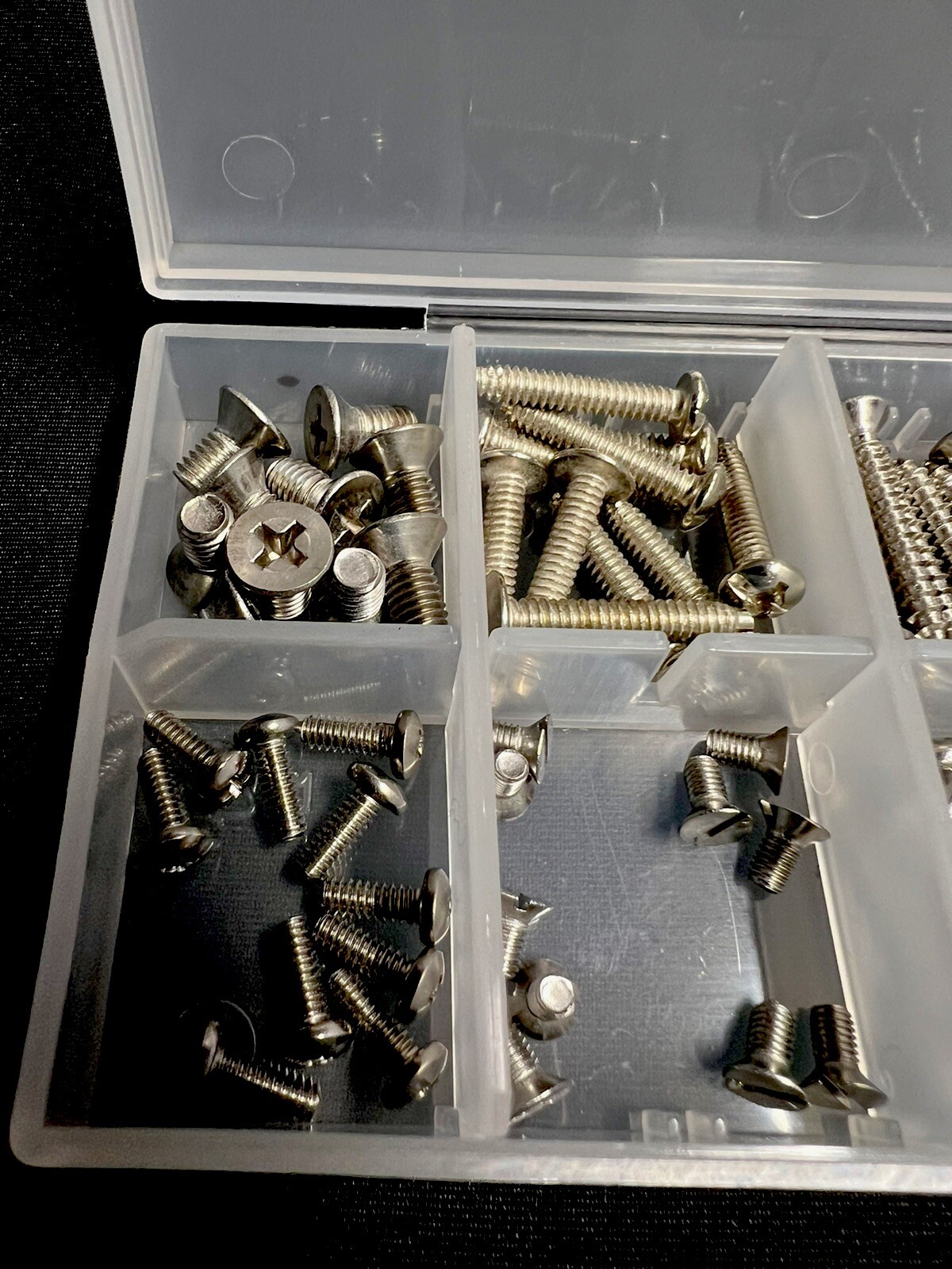 Assorted Small Stainless Steel Screws 120 PiecesHigh Quality