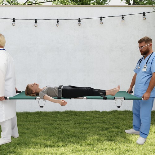 Foldable Stretcher Portable Stretcher for Medical Emergency Medical Stretcher