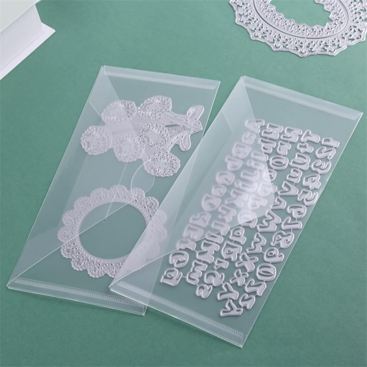 10 PCS 4.5”X9.5” Clear Storage Envelopes Pockets Resealable Plastic Bags for C