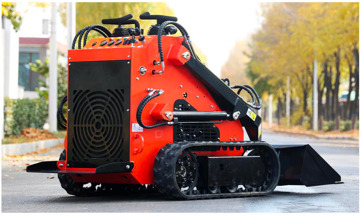 Skid-Steer Loader Tracked 22.1 HP Honda EPA Gasoline Engine for Gardens, Farming