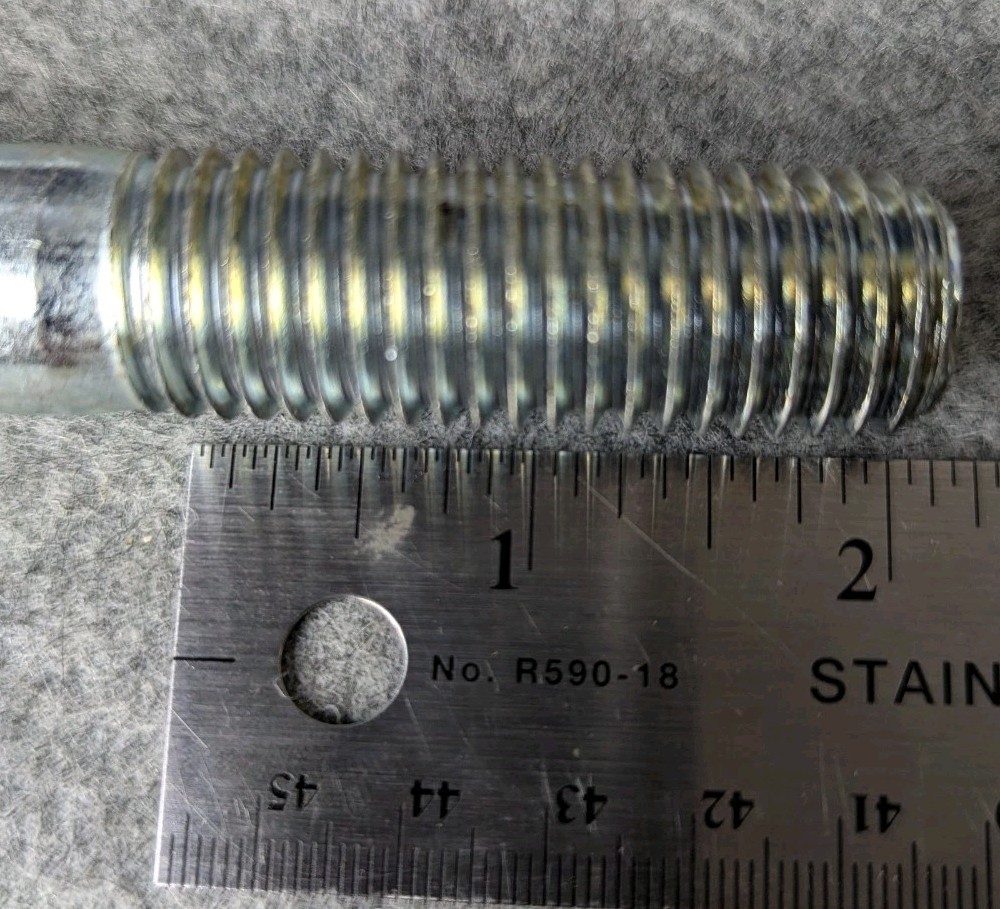 2PK 3/4″ – 10 UNC 8″ Long 2″ Partially Threaded Steel Grade 5 ZC3 Hex Head Bolts