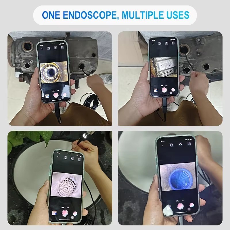 5.5mm For iOS iPhone 17/16/15/14/13 iPad Android Phone Endoscope Inspect Camera