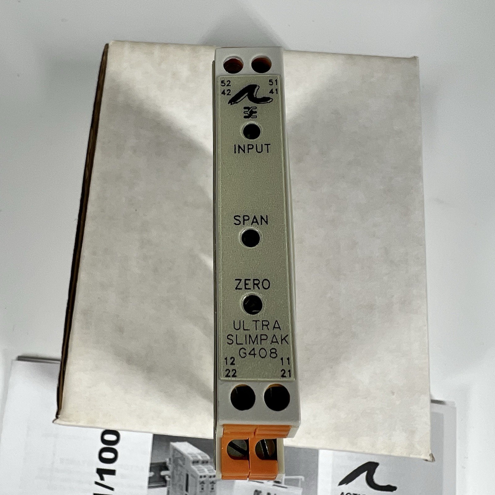 NEW Weidmuller Ultra Slimpak G408-0001 Signal Conditioner Action Instruments