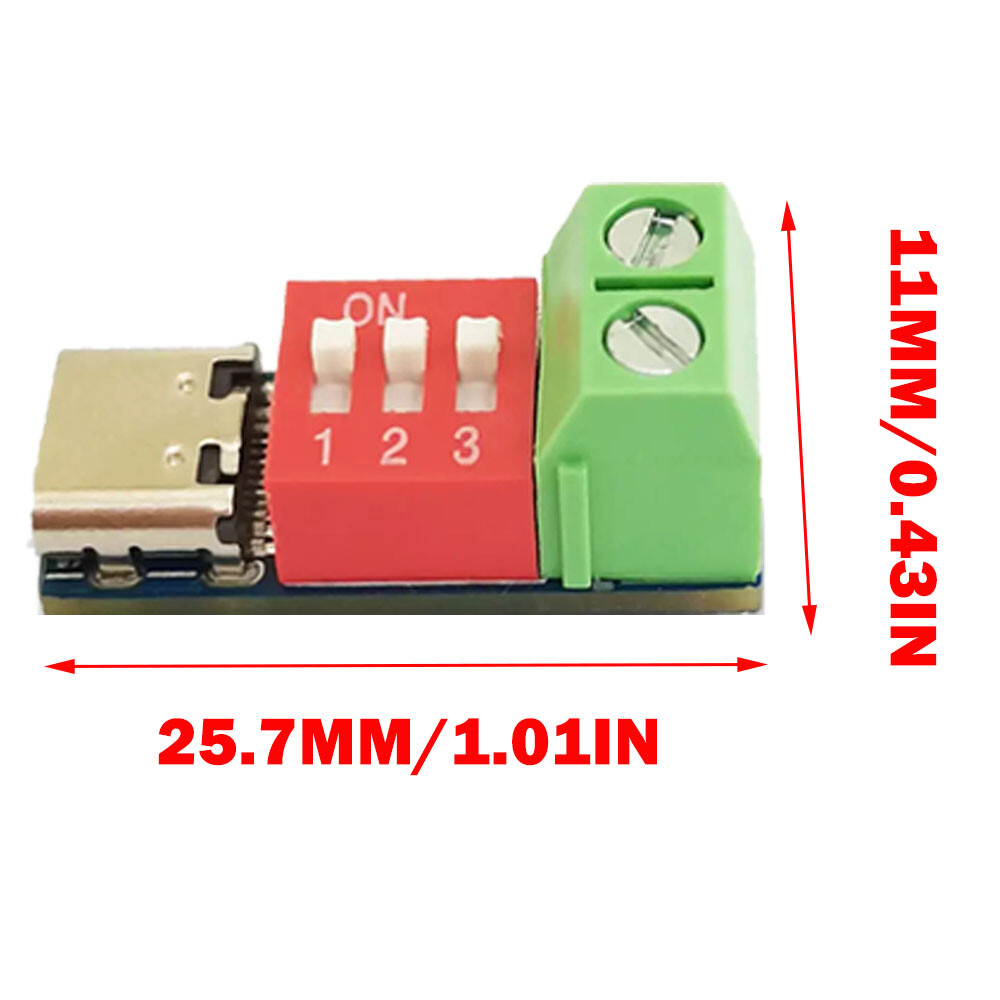 10x USB-C PD Trigger Board Module PD/QC Decoy Board Fast Charge USB Type-C USA