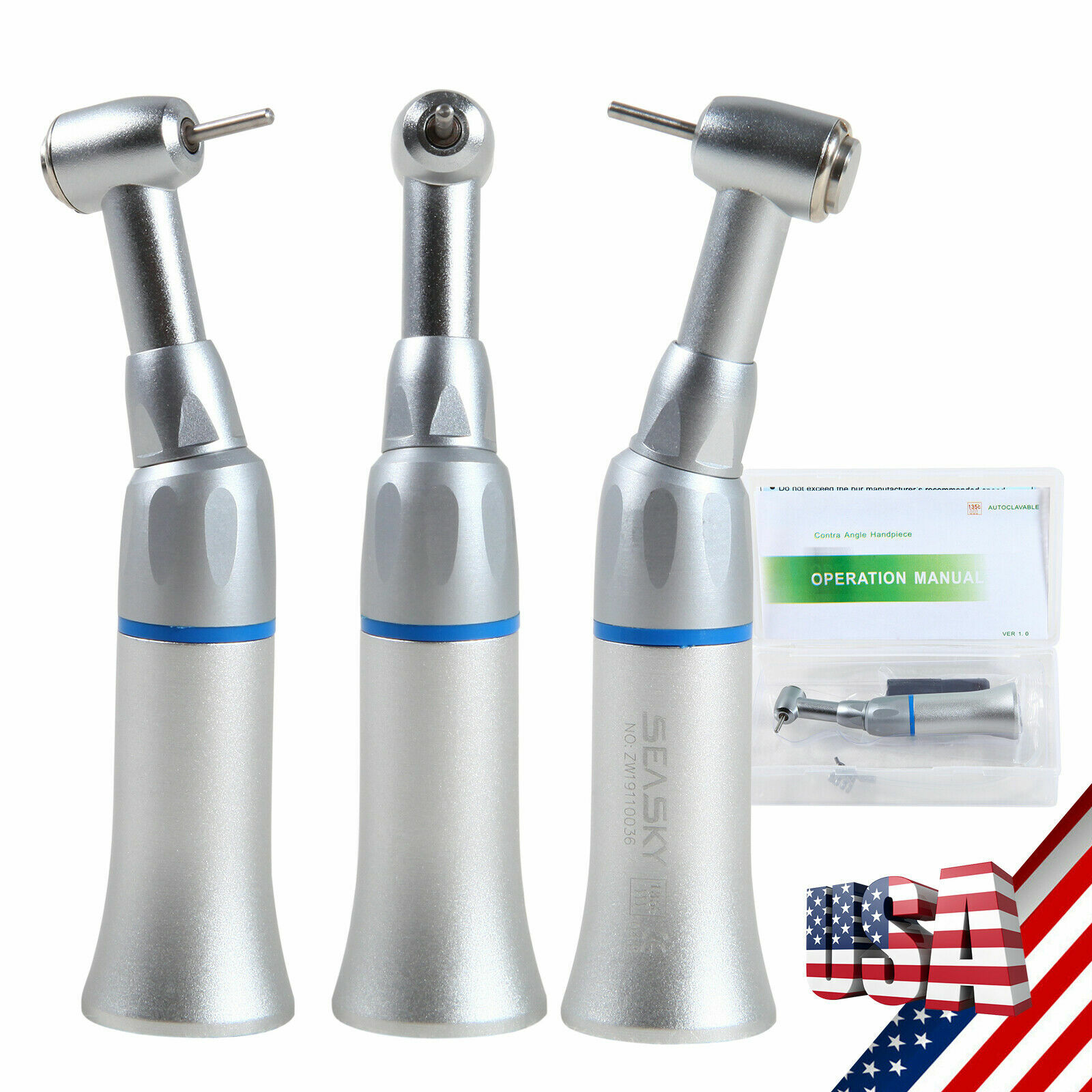 Dental Slow Speed Contra Angle Handpiece fit NSK 1.6mm Friction Grip E-type PAG