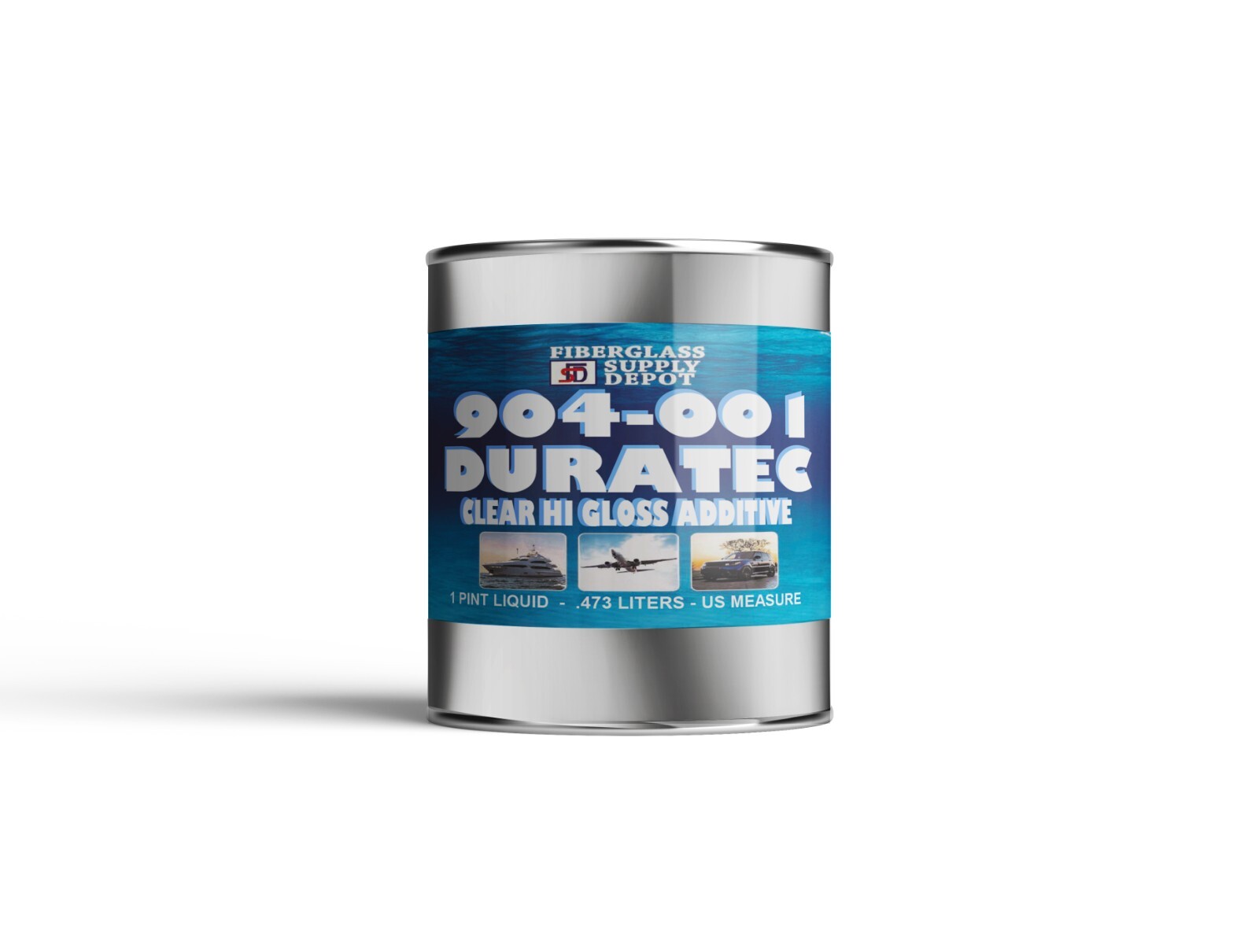 904-001 Duratec Clear Hi-Gloss Additive for Gelcoat (Pint)