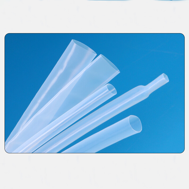 Φ0.5-40mm Clear PTFE Heat Shrink Tubing 1.3:1 & 1.7:1 Electrical Cable Sleeving