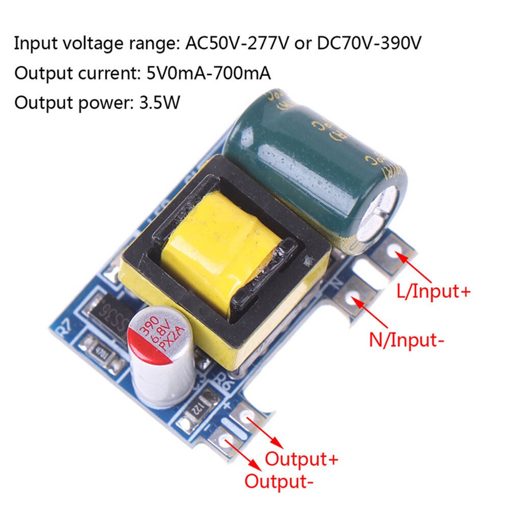 10PCS AC-DC 110V 120V 220V 230V To 5V Converter Board Module Power Supply Mini