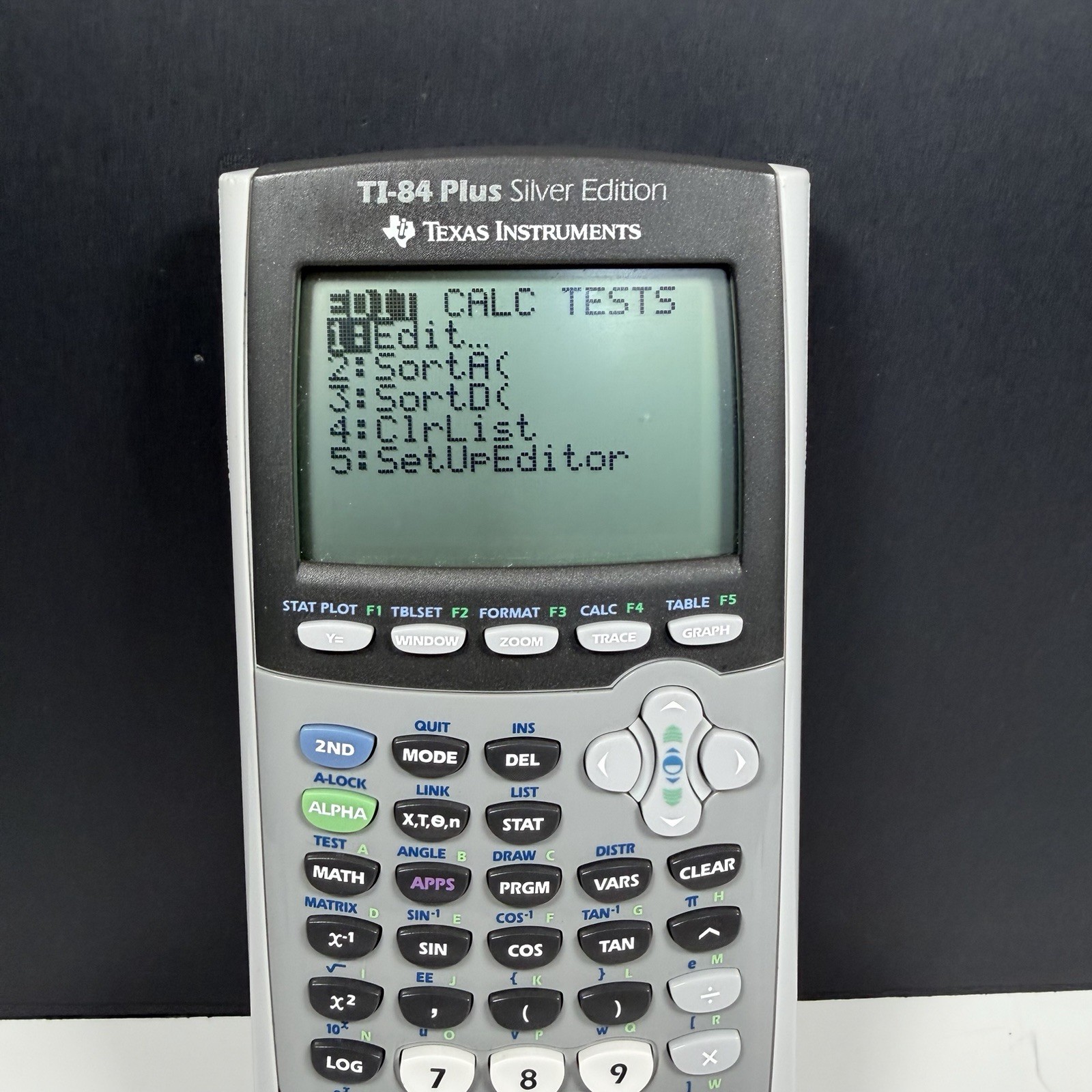 Texas Instruments TI-84 Plus Silver Edition Graphing Calculator No Cover TESTED
