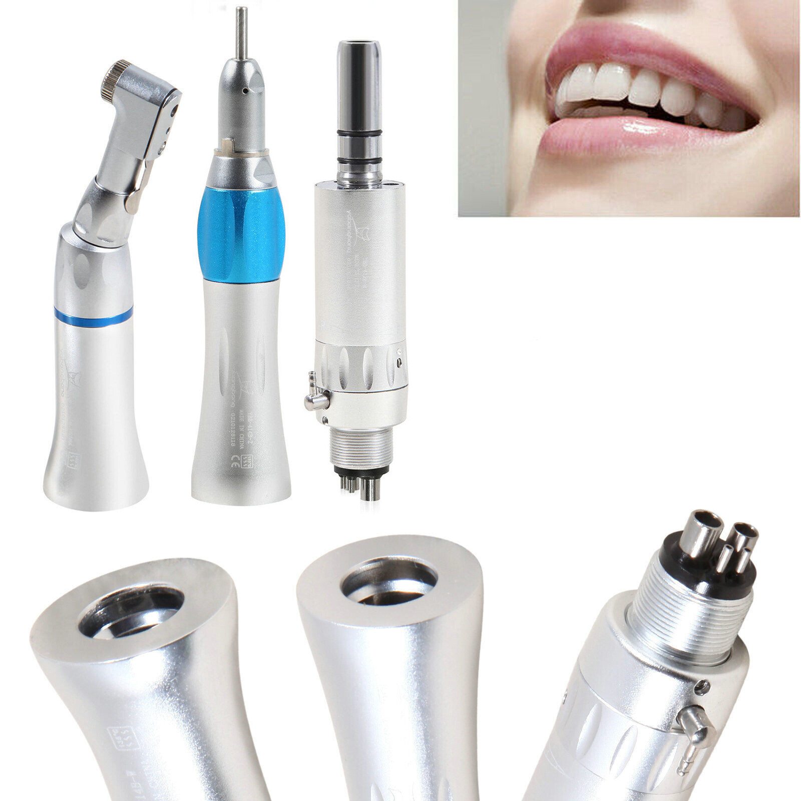 NSK S Dental Low Speed Handpiece Contra Angle Straight Air Motor Micromotor st