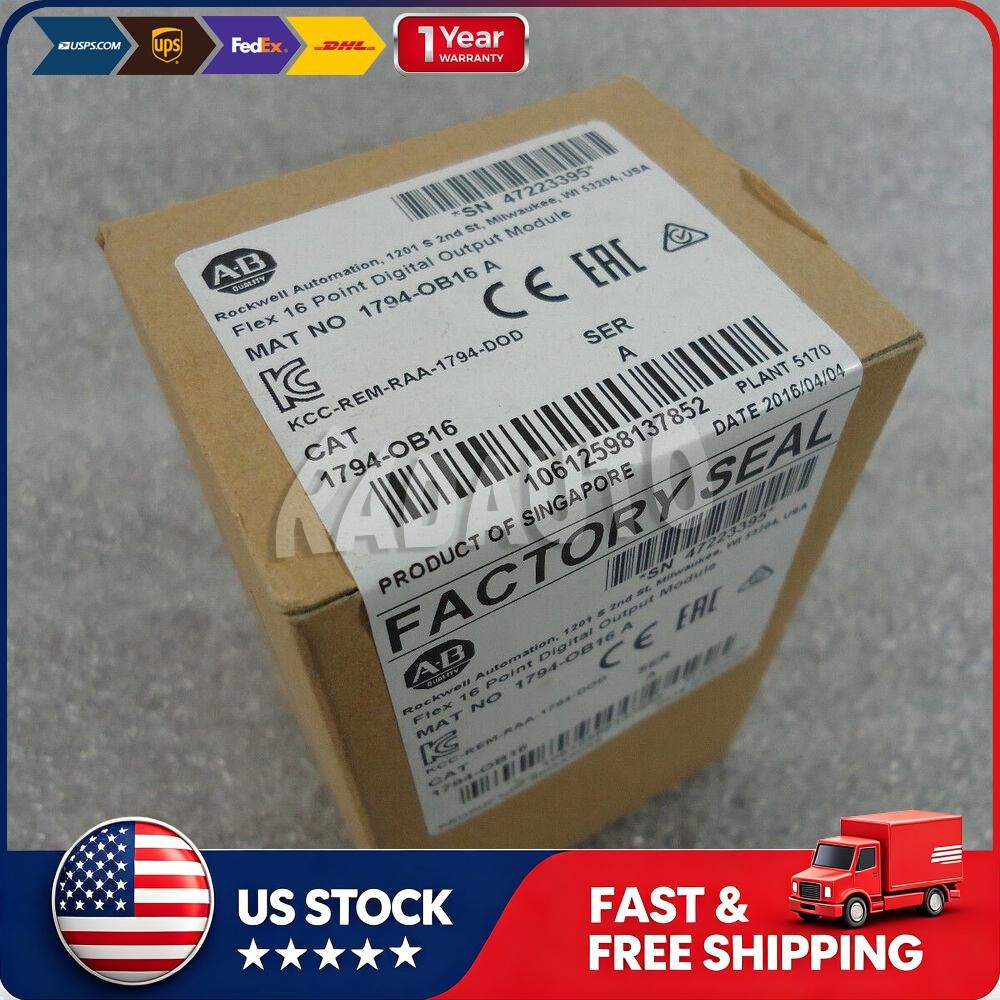 AB 1794-OB16 SER A Flex 16 Point Digital Output Module Allen Bradley 1794OB16