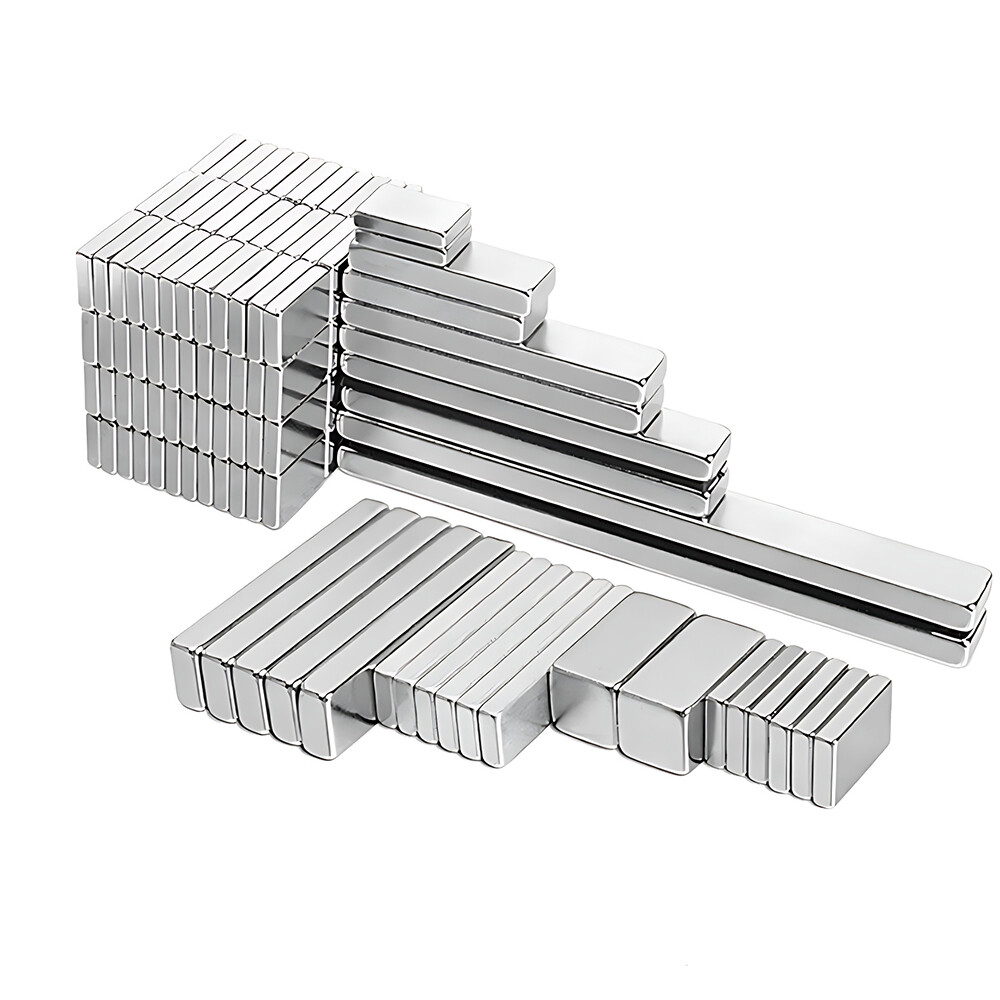 Square Super Strong Magnets Length 5-100mm N35 Rare Earth NdFeB Magnet Multiple