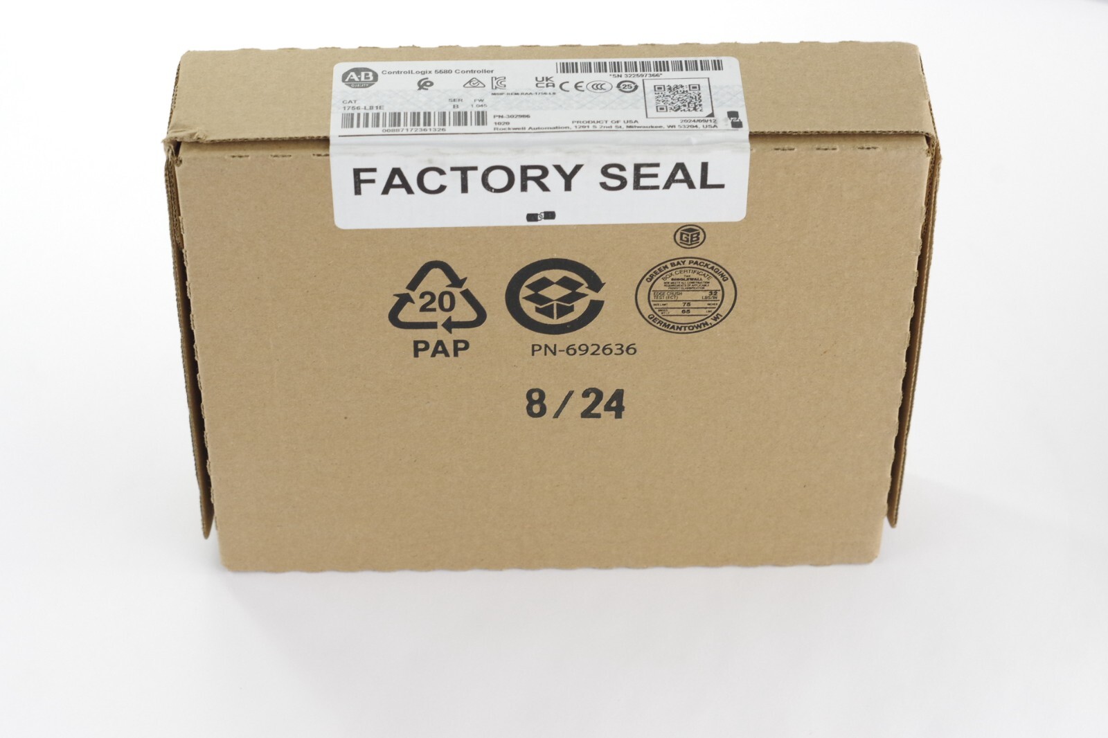 2024 Allen-Bradley 1756-L81E /B ControlLogix Processor – New Suplus (Sealed)