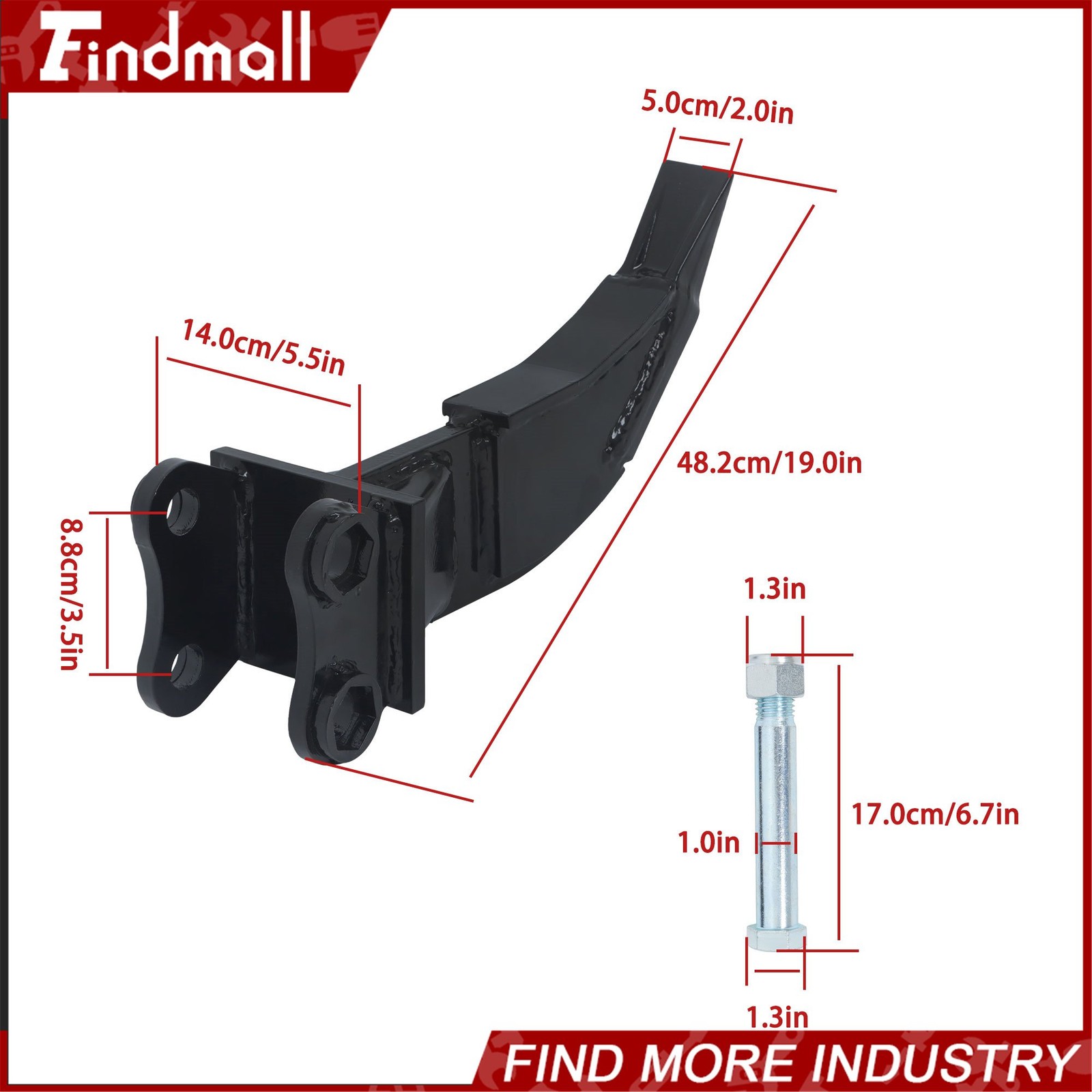 Ripper Attachment Hooks Ripper Teeth for Mini Excavartor Digger For 1 T to 1.5 T