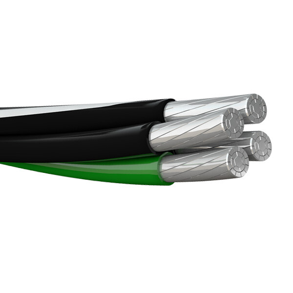 2-2-4-6 Aluminum MHF Mobile Home Feeder Direct Burial Cable (100 Amp) 600V