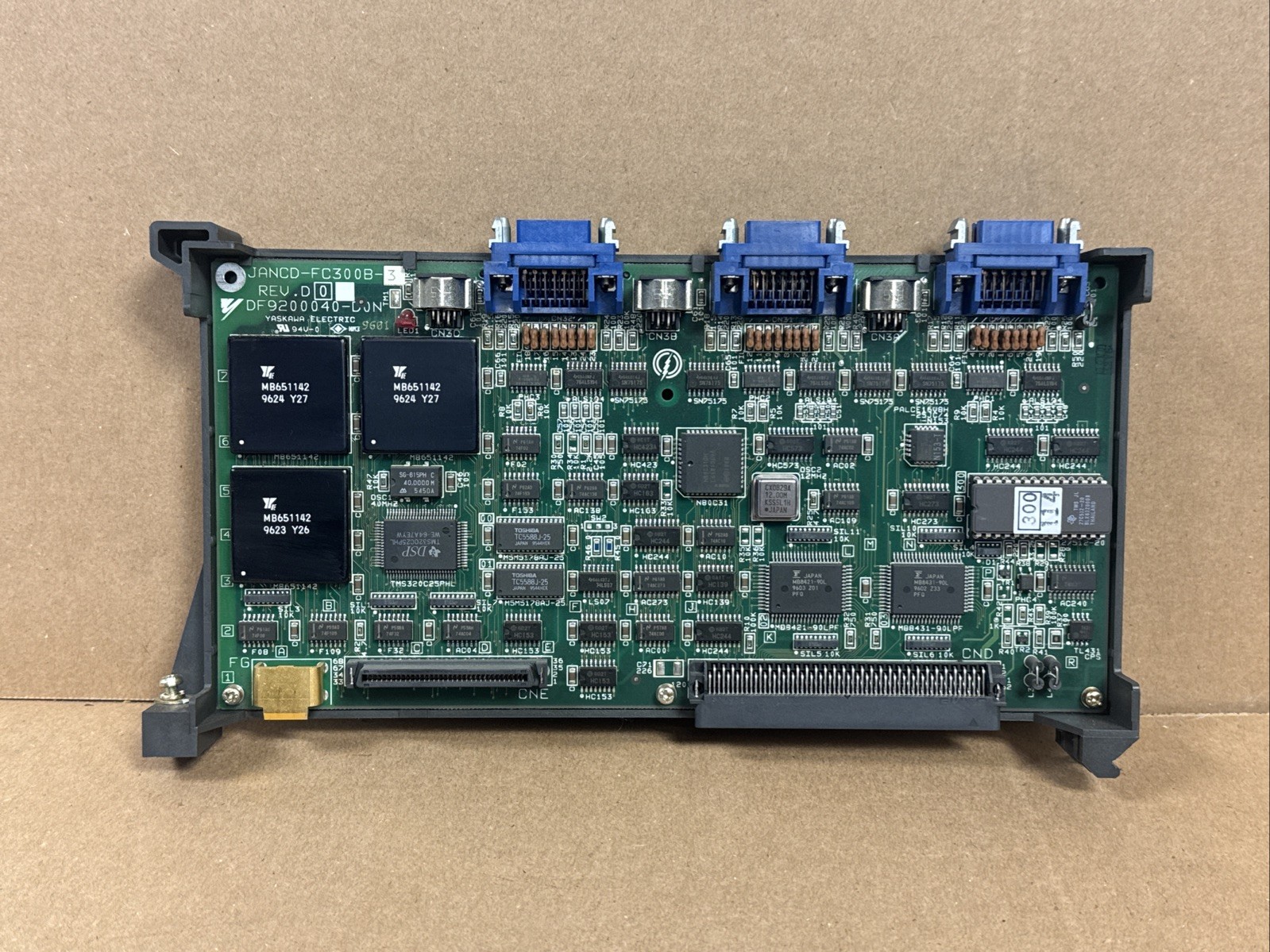 Yaskawa JANCD-FC300B-3 Rev. D DF9200040-D0N Axis Control Board FAST SHIPPING