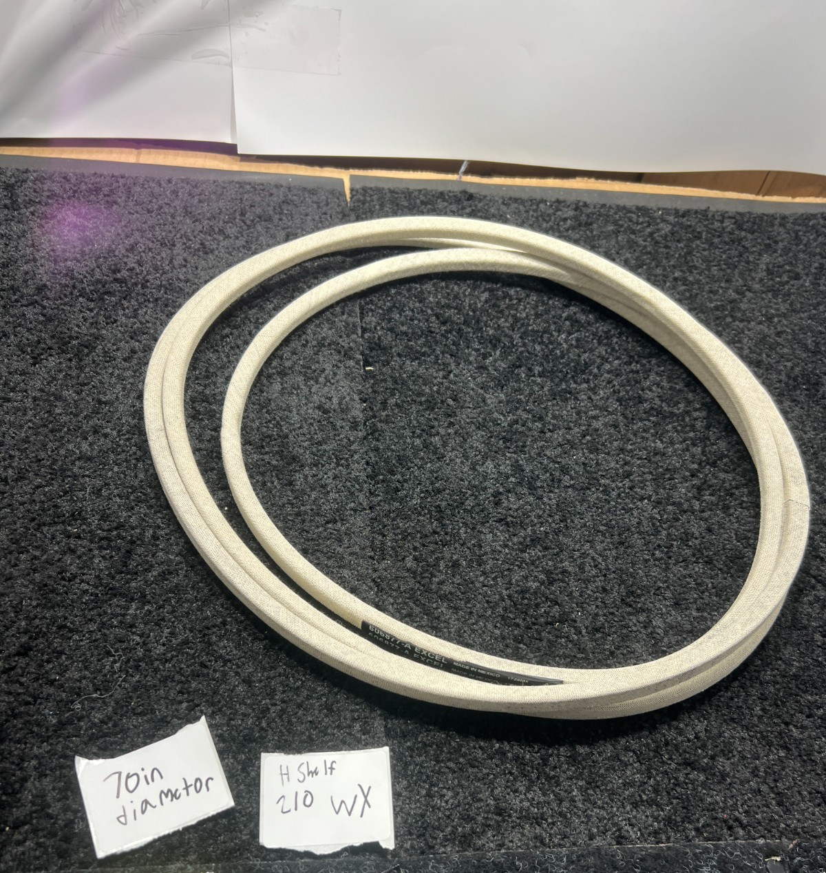Excel 606877-A ; 70″ Drive Belt 1725MX Made in Mexico Fits Hustler
