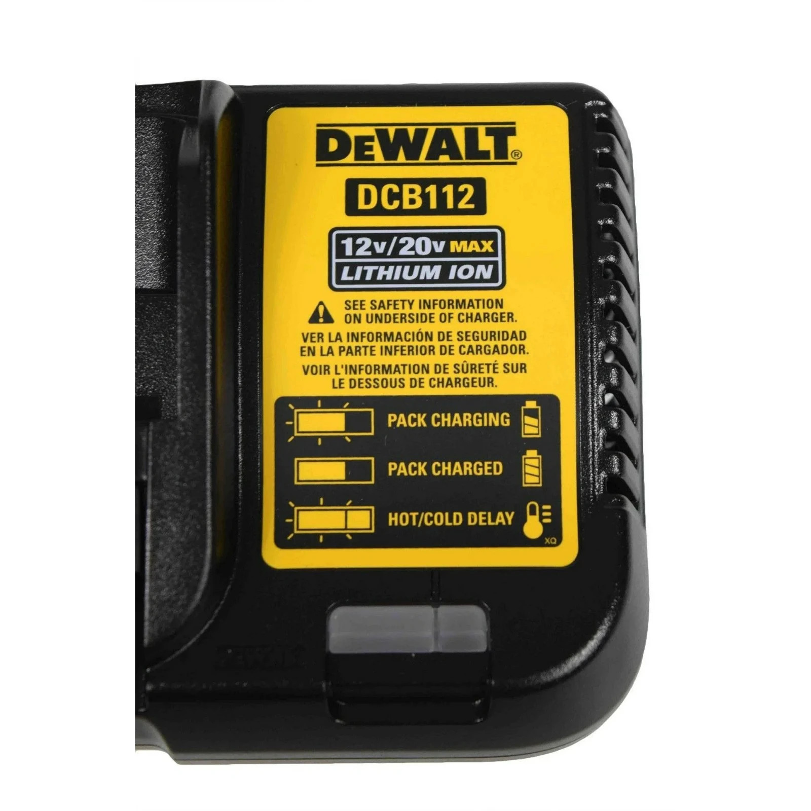 DeWalt DCB112 Max 12V / 20V Lithium-Ion Battery Charger
